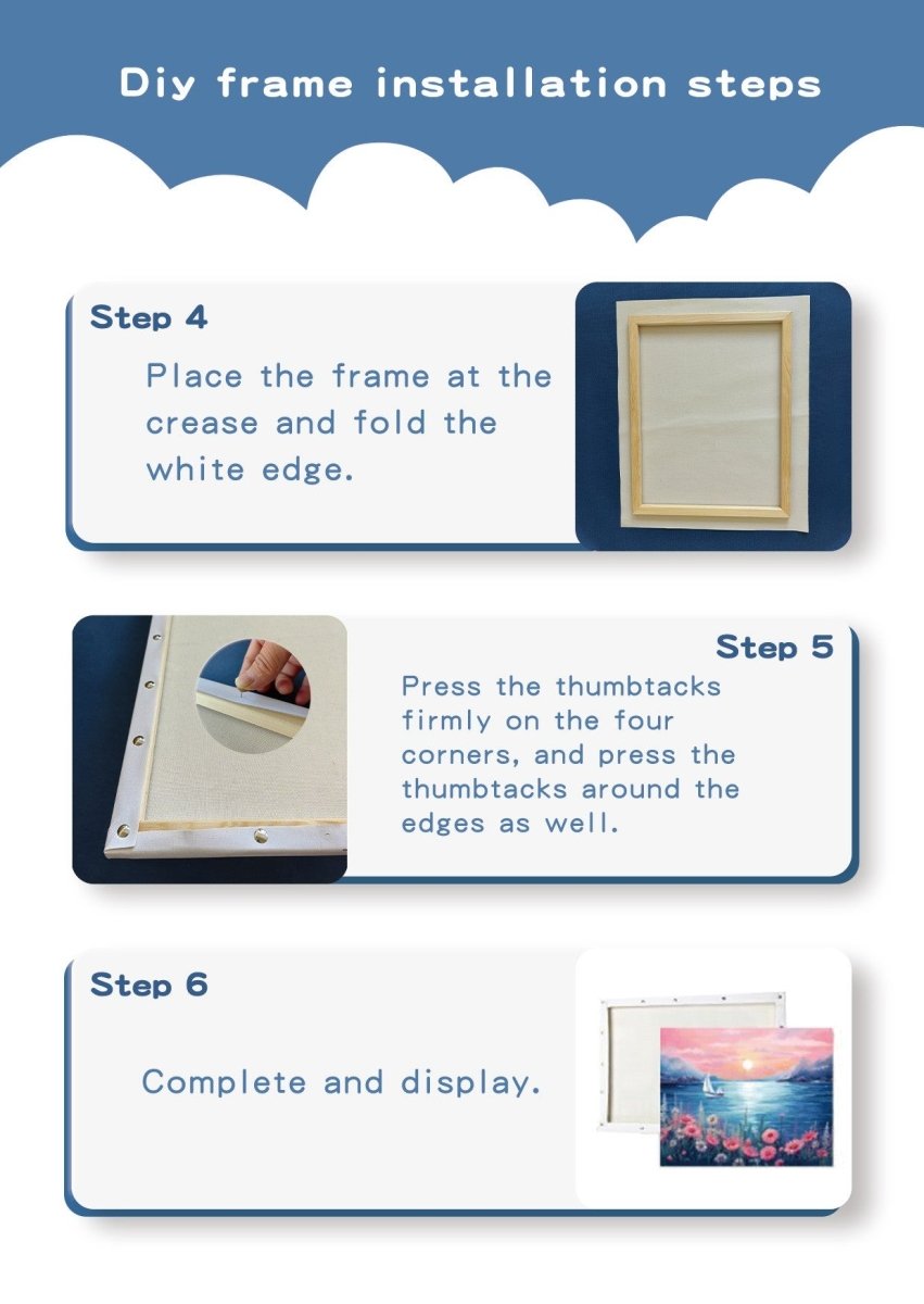 DIY Wood Canvas Frame, 16x20 in - Escape by Numbers