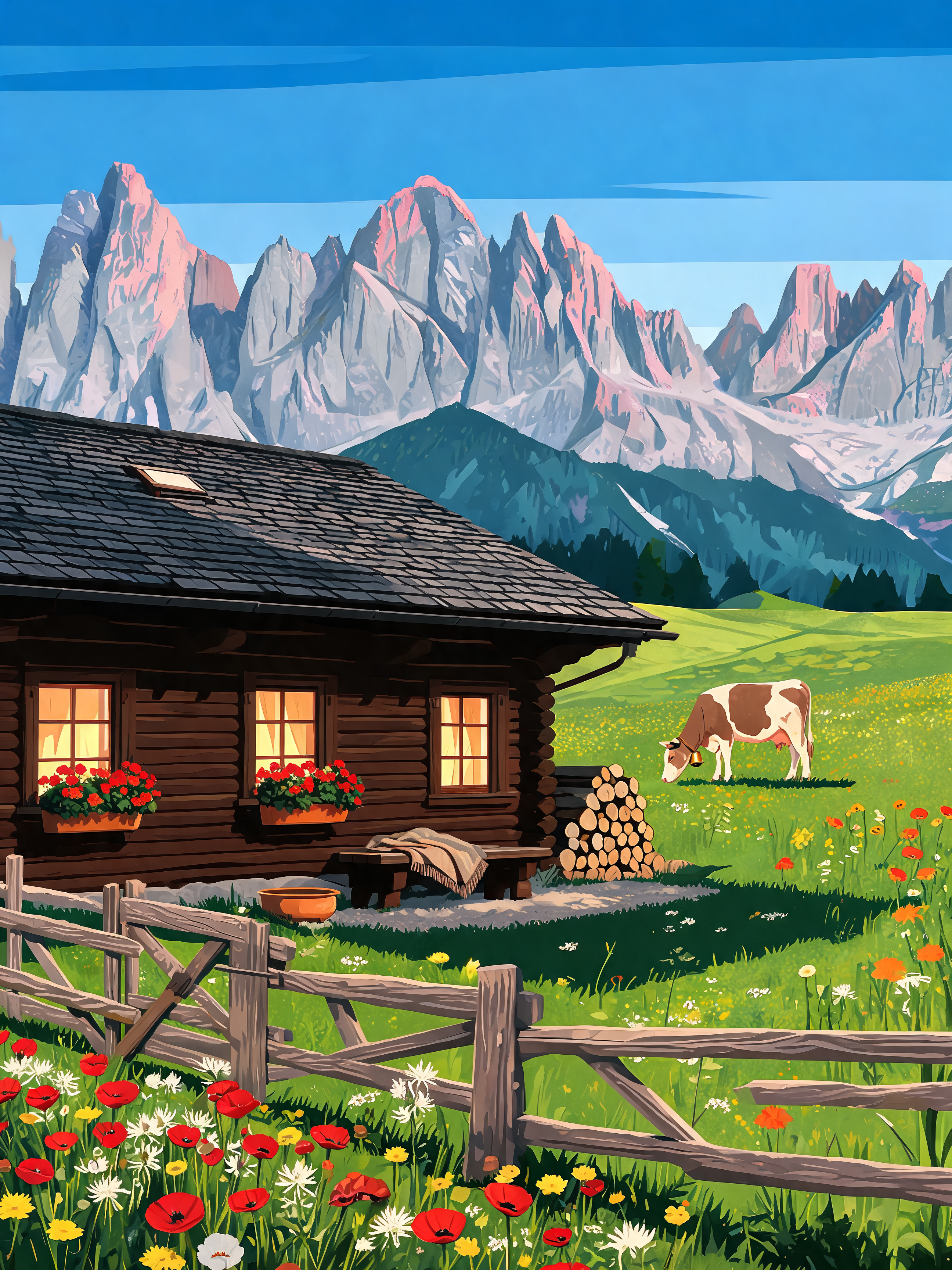 Dolomite Chalet Meadow