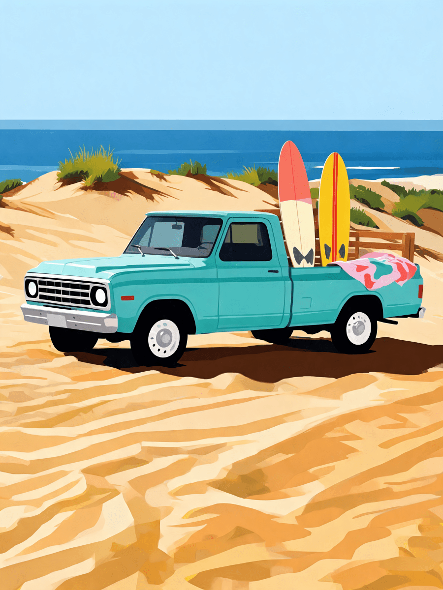 Dune Surf Pickup - Escape by Numbers