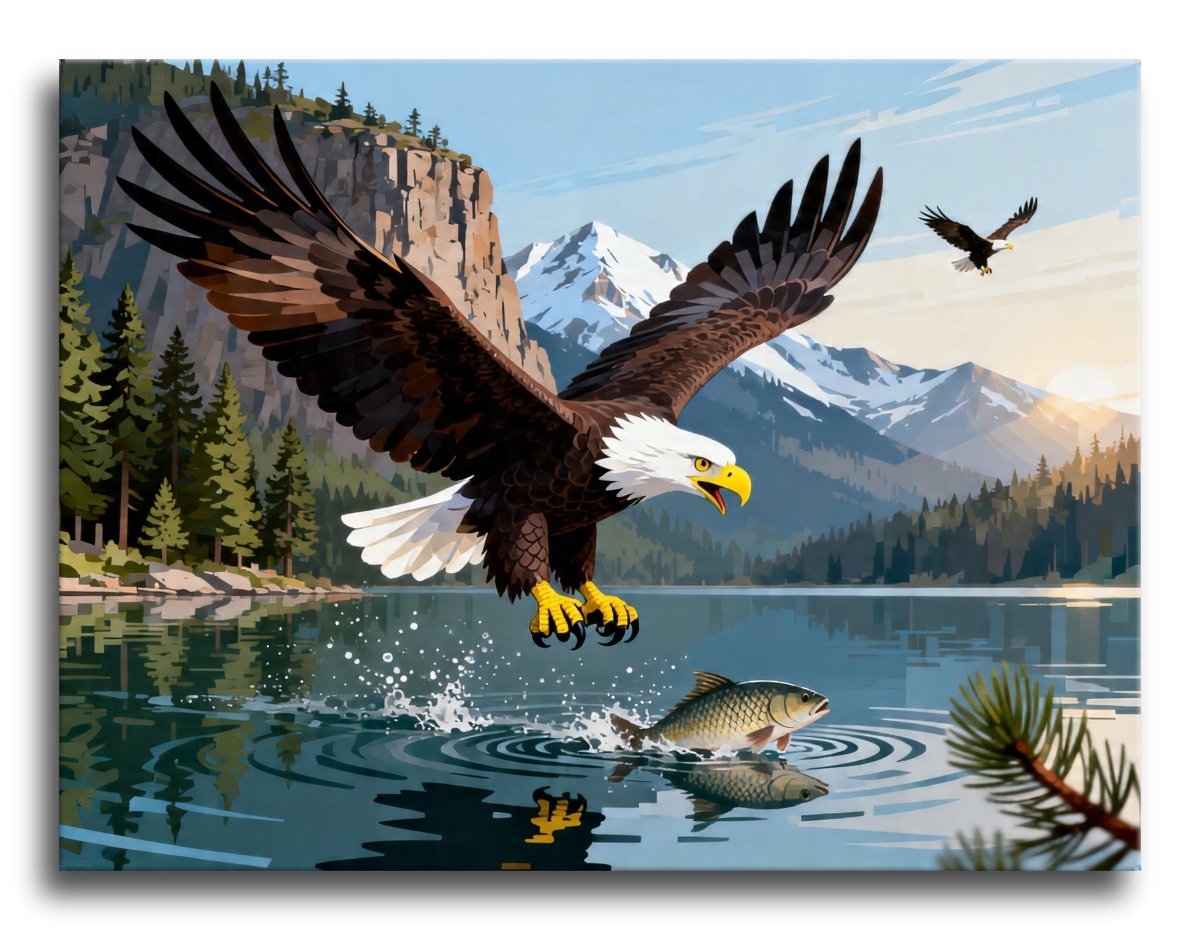 Eagle Fish Catch - Escape by Numbers