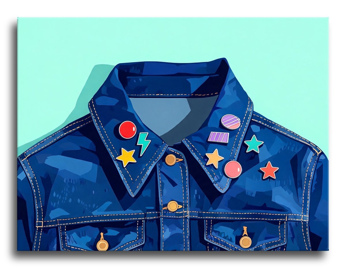 Enamel Pin Collar - Escape by Numbers