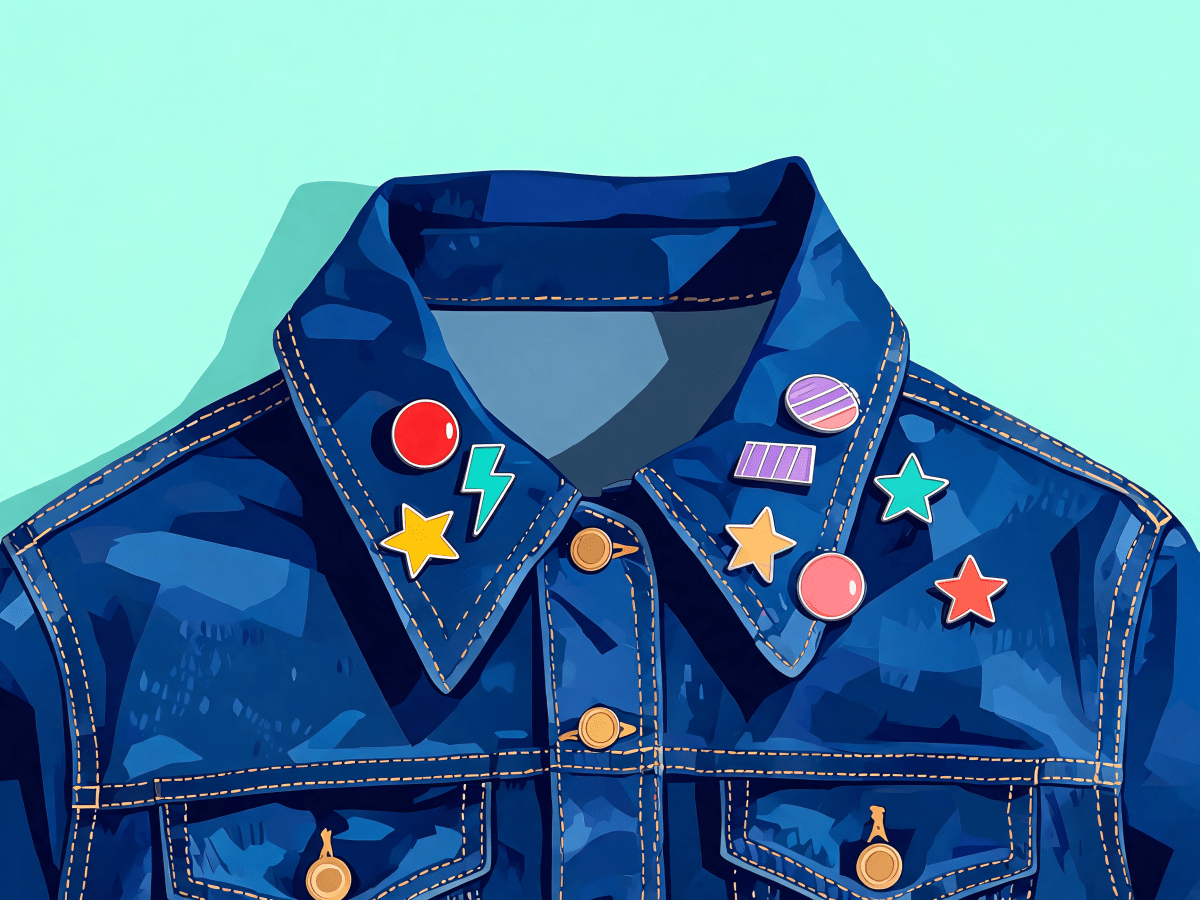 Enamel Pin Collar - Escape by Numbers