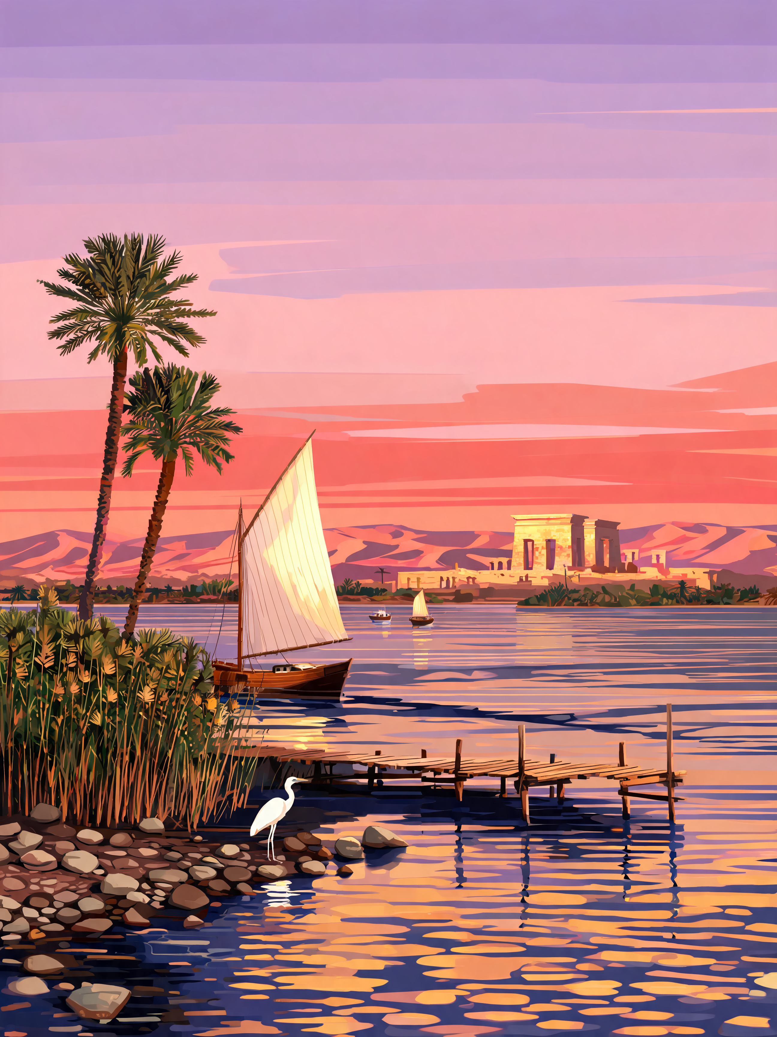 Felucca Sail Nile