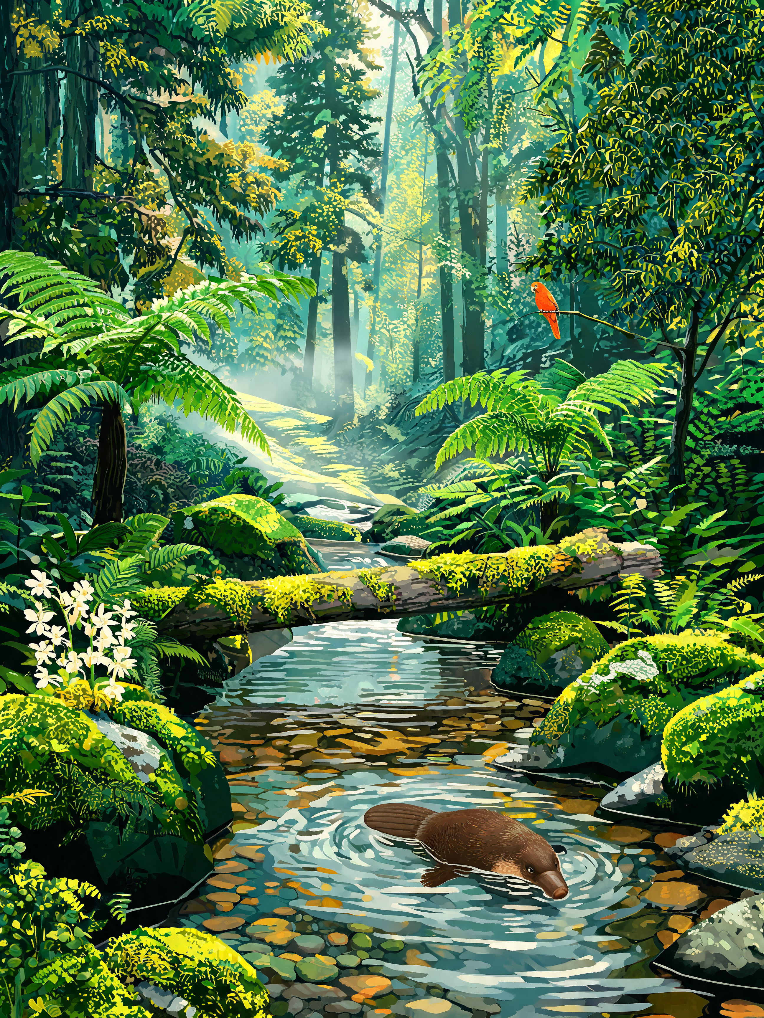 Fern Boulder Stream