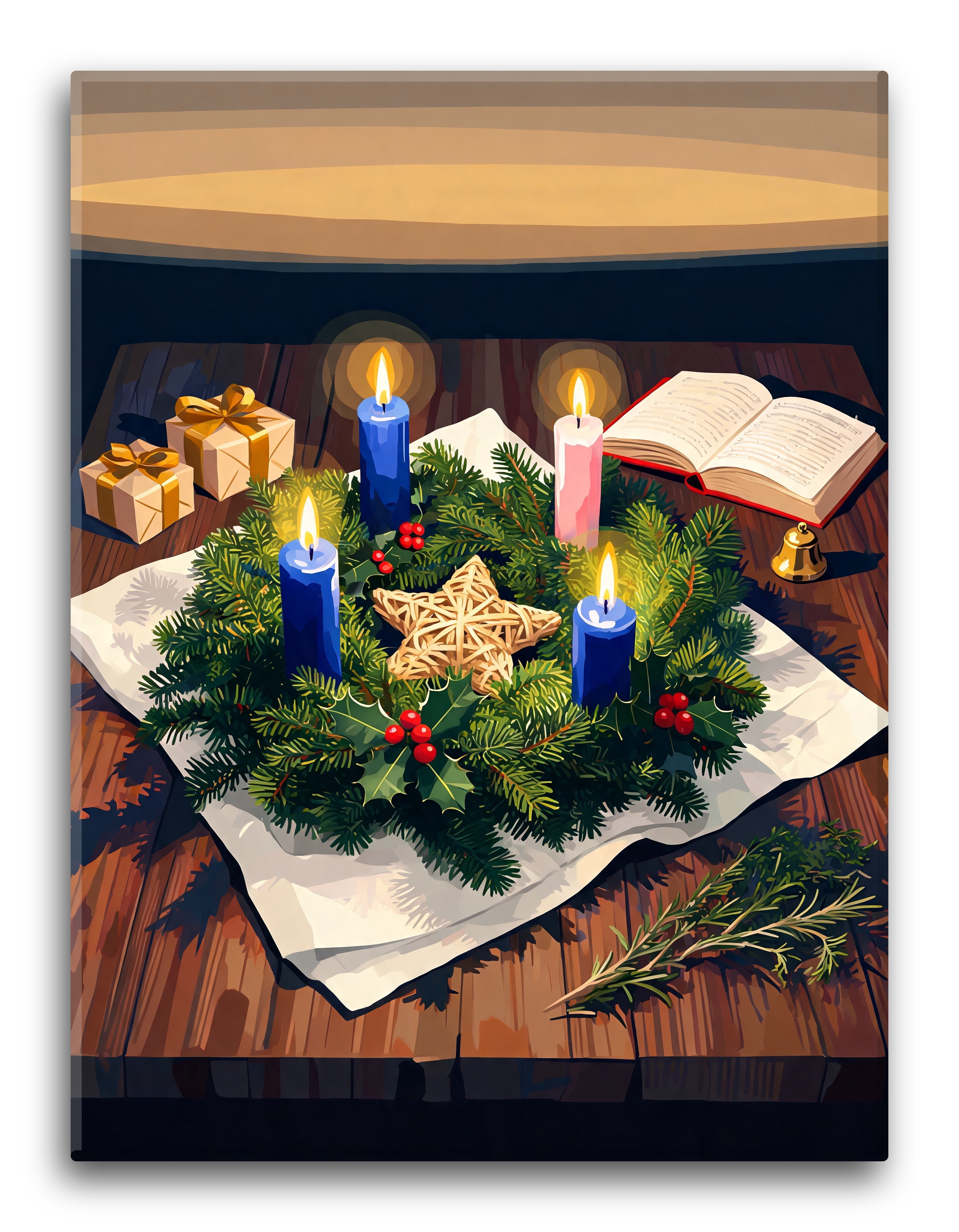Four Candle Wreath