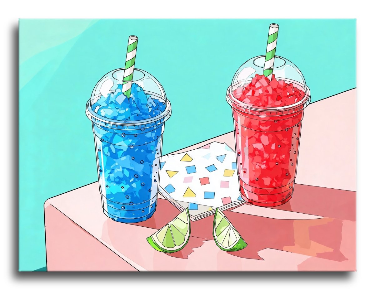 Frozen Slushie Pair - Escape by Numbers