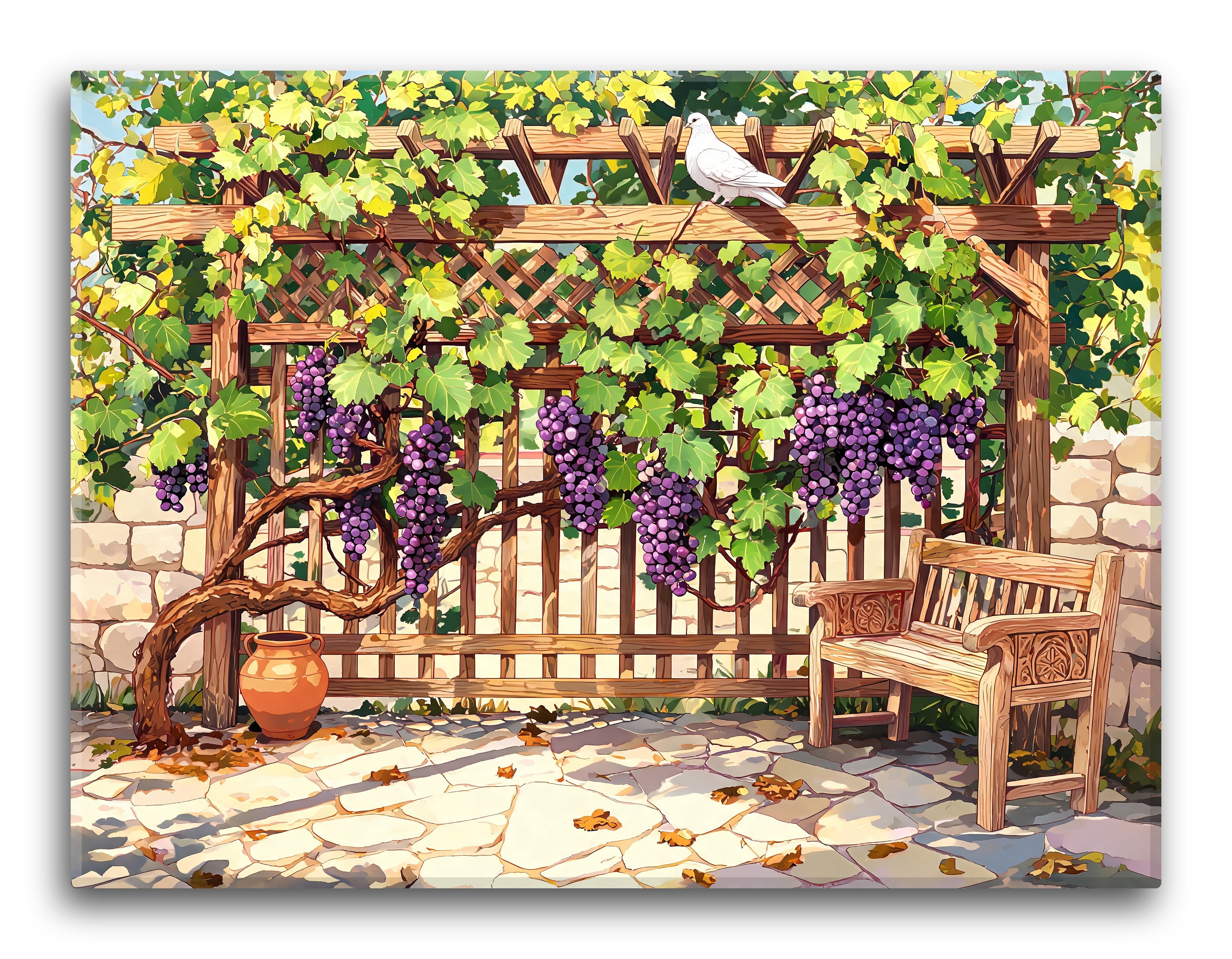 Garden Trellis Grapes