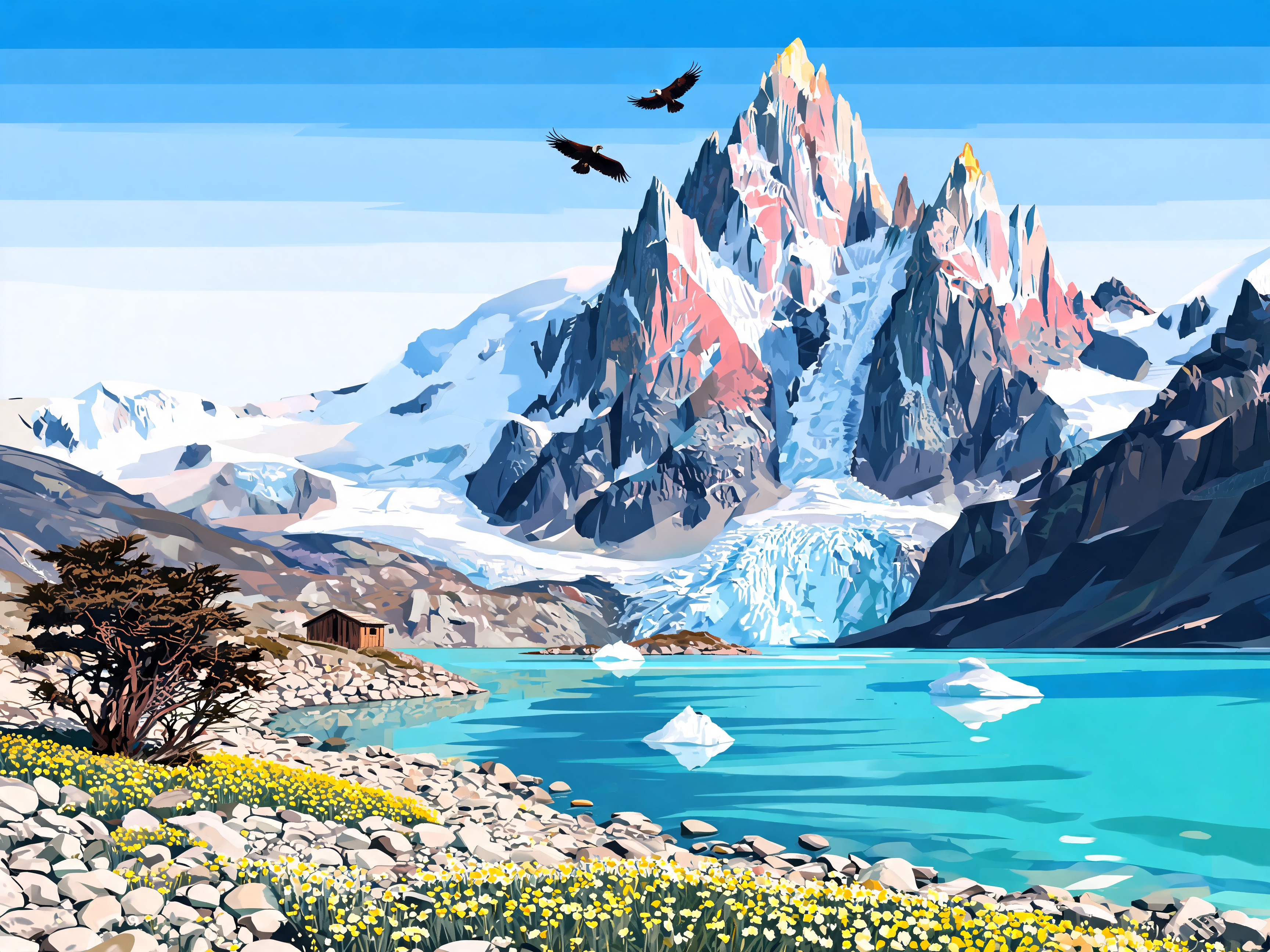 Glacial Turquoise Range