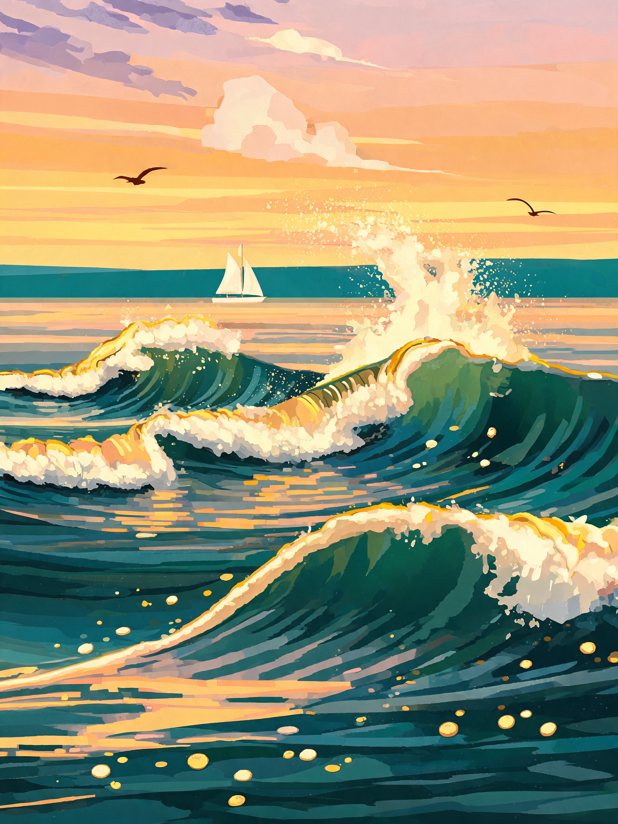 Gold Tide Wave Form