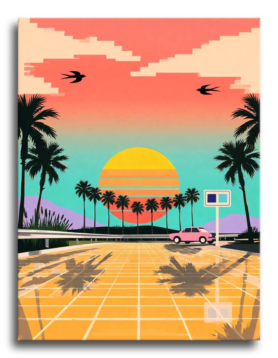 Golden Palm Horizon - Escape by Numbers