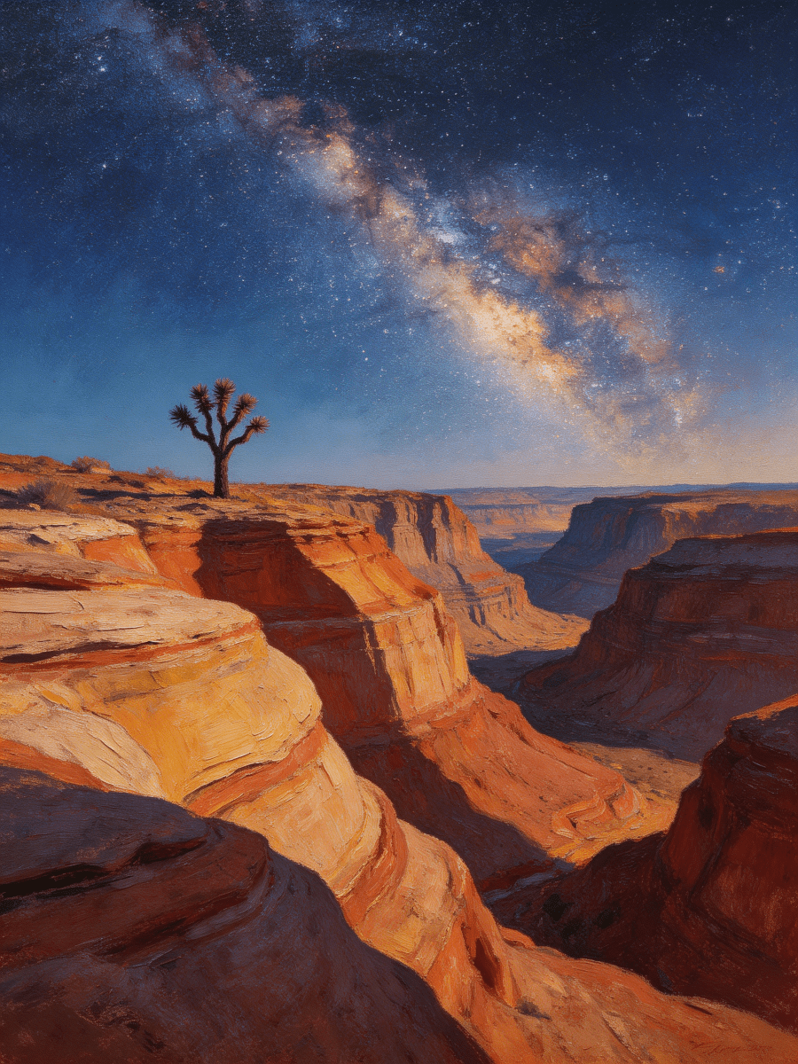 Grand Canyon Milky Way - Escape by Numbers