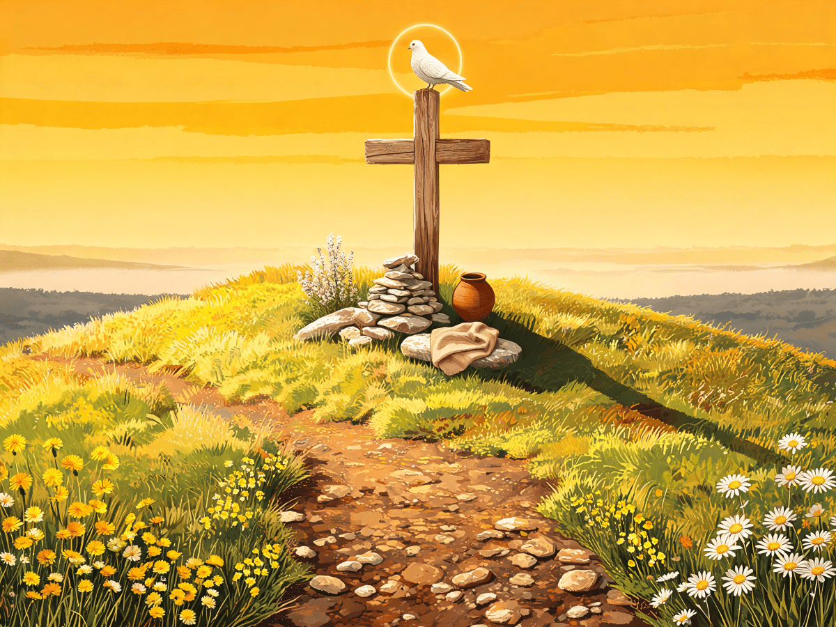 Hilltop Dove Cross - Escape by Numbers