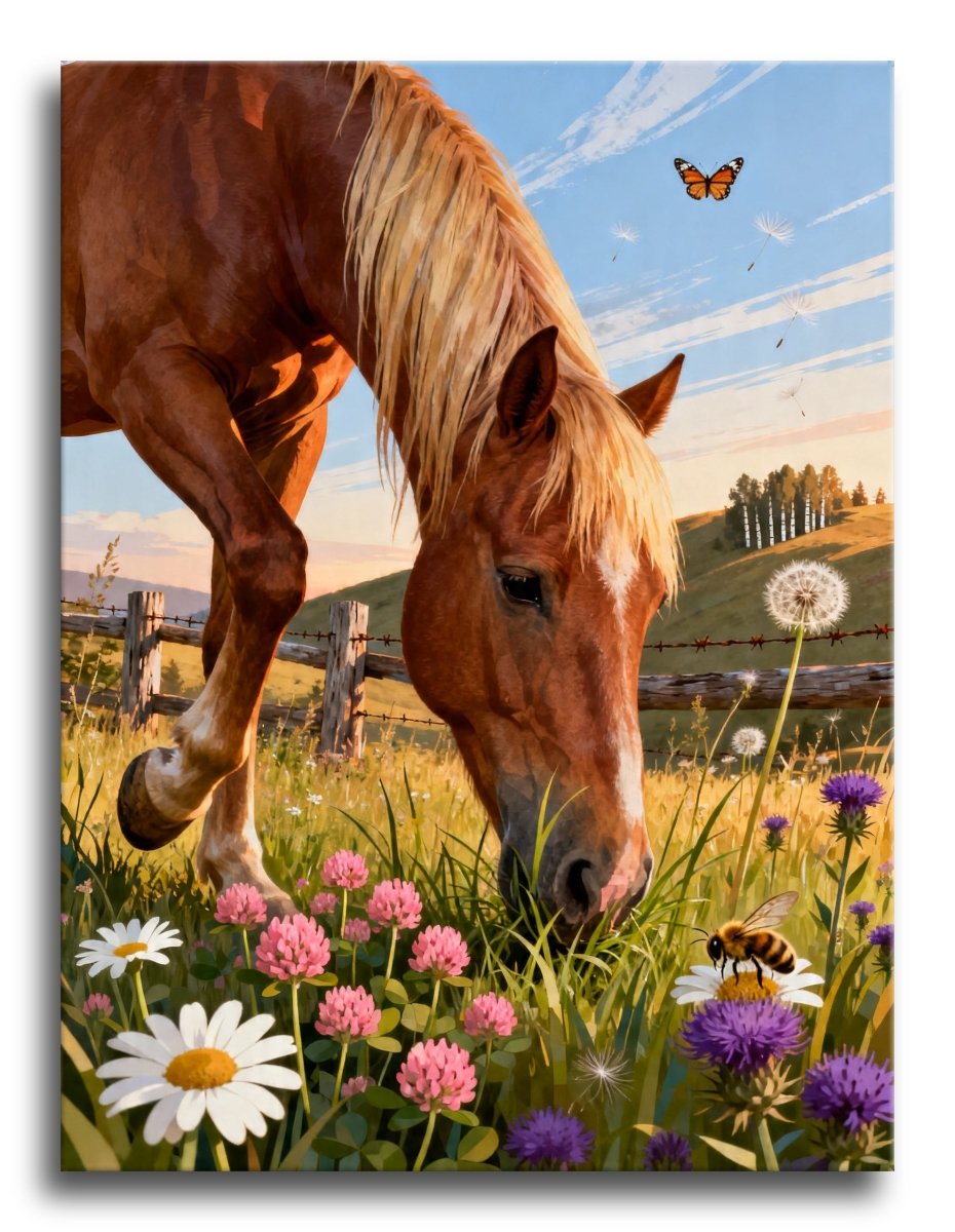 Horse In Clover - Escape by Numbers