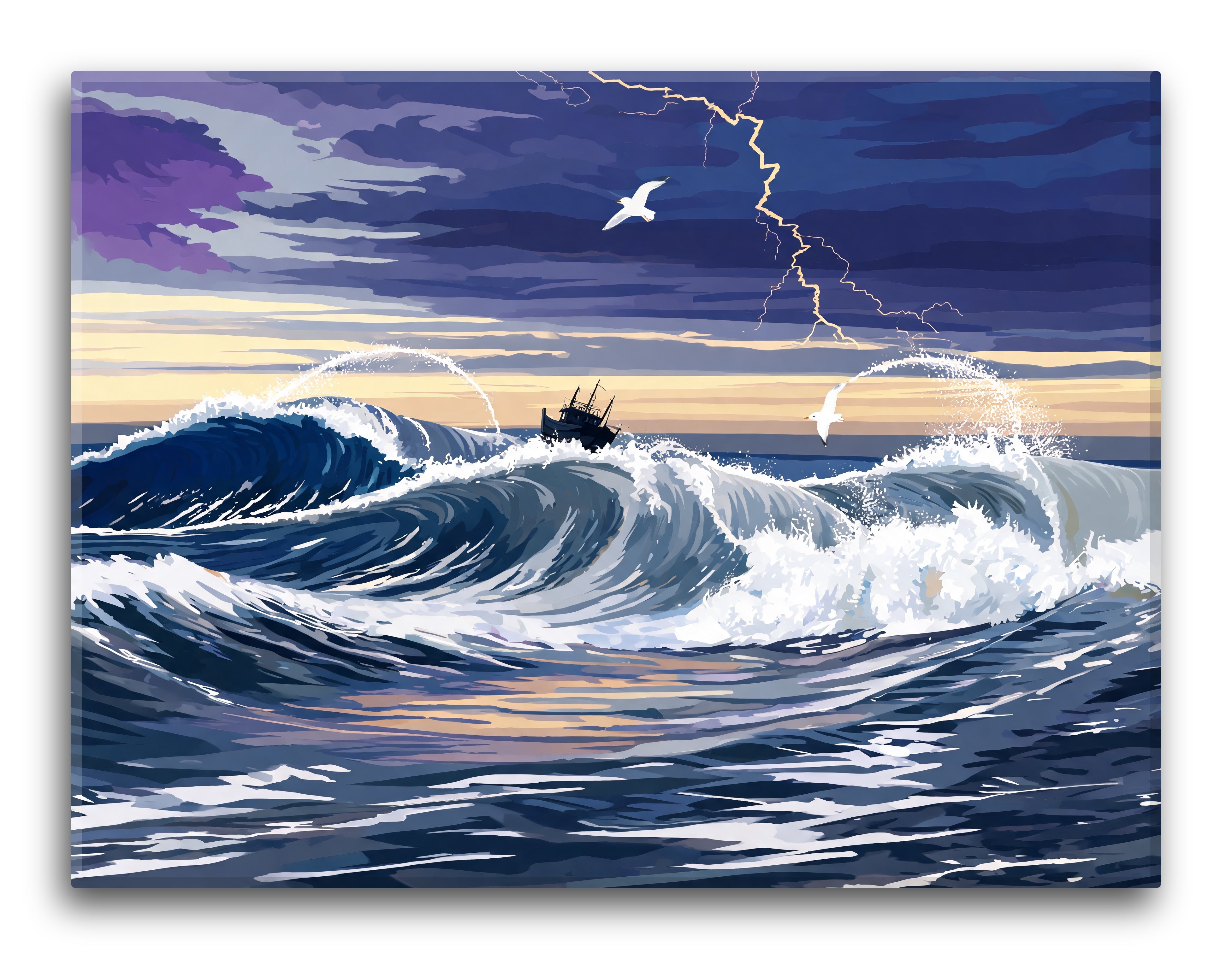 Indigo Stormy Sea