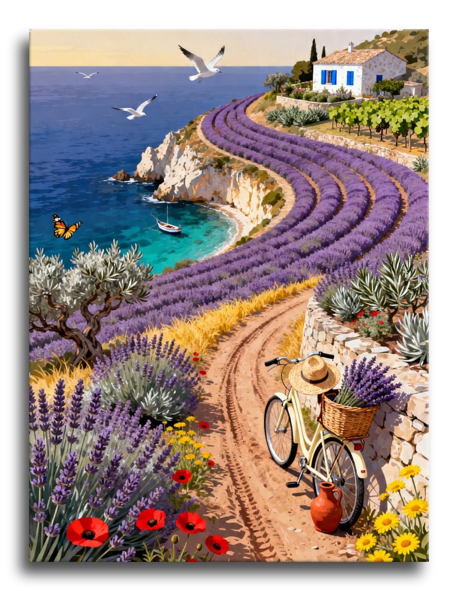 Lavender Coast Bicycle - Escape by Numbers
