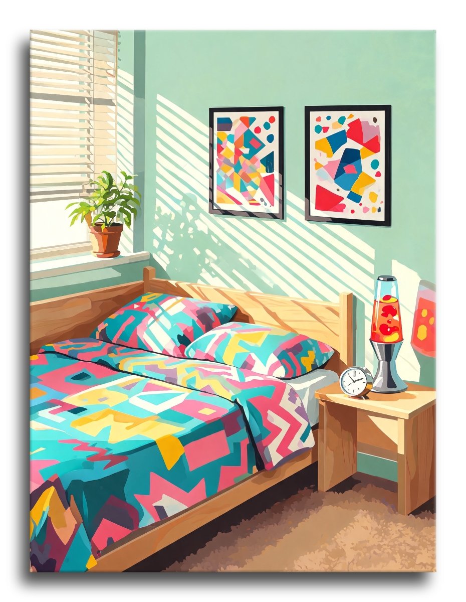 Memphis Bedroom Corner - Escape by Numbers