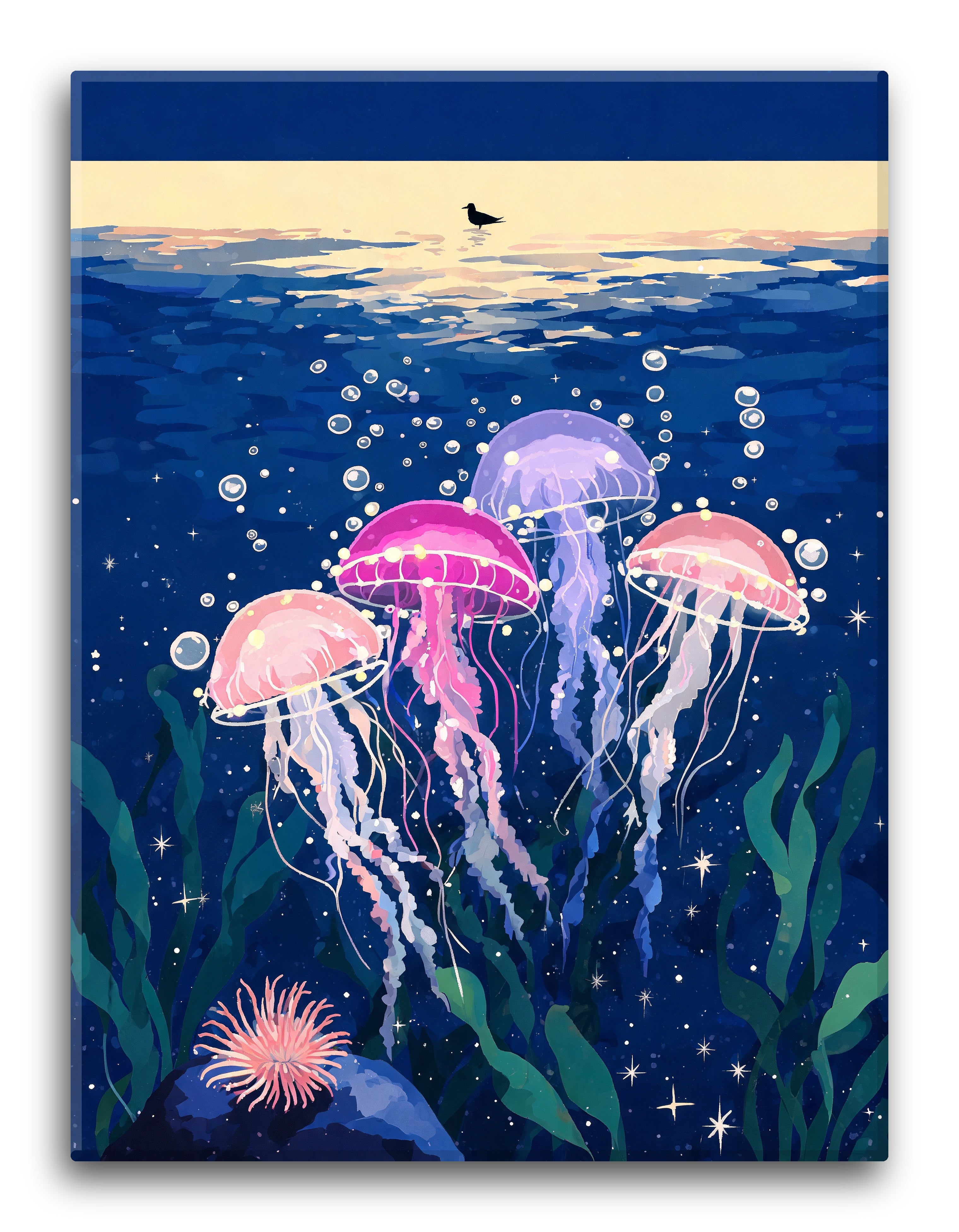 Mosaic Jellyfish Drift