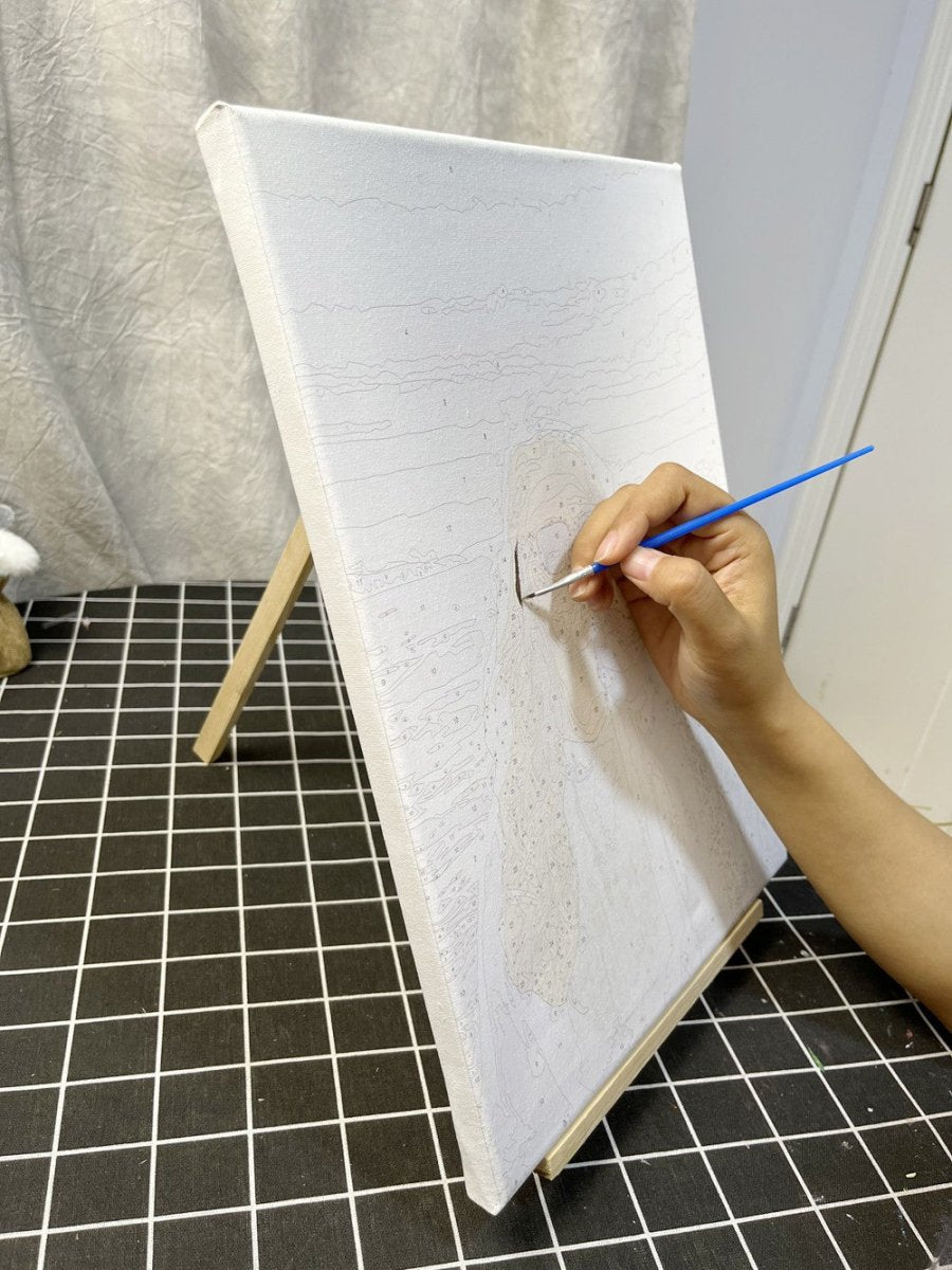 Natural Wood Tabletop Easel - Escape by Numbers