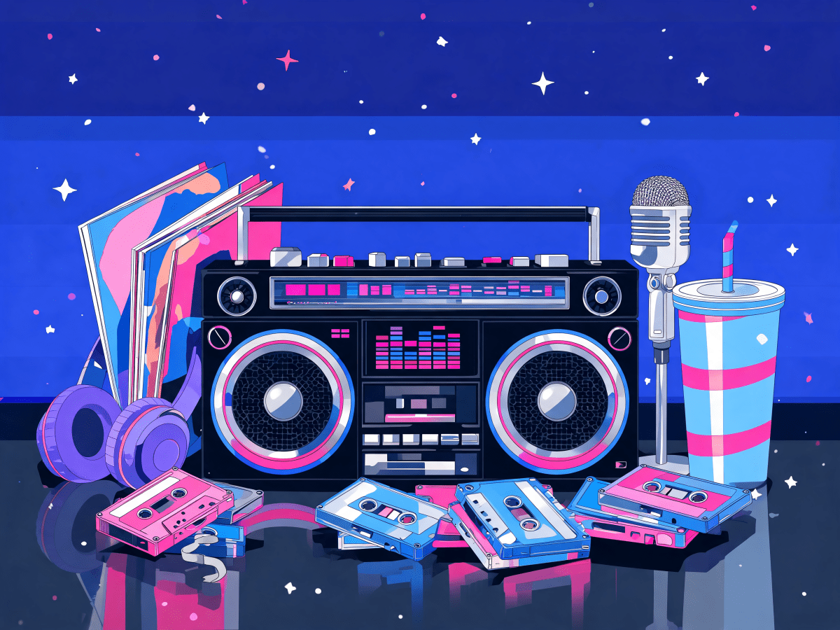 Neon Boombox Boulevard - Escape by Numbers