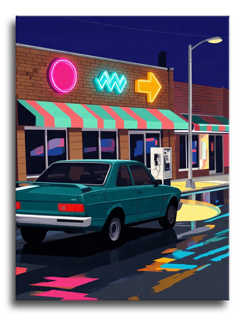 Neon Rain Boulevard - Escape by Numbers