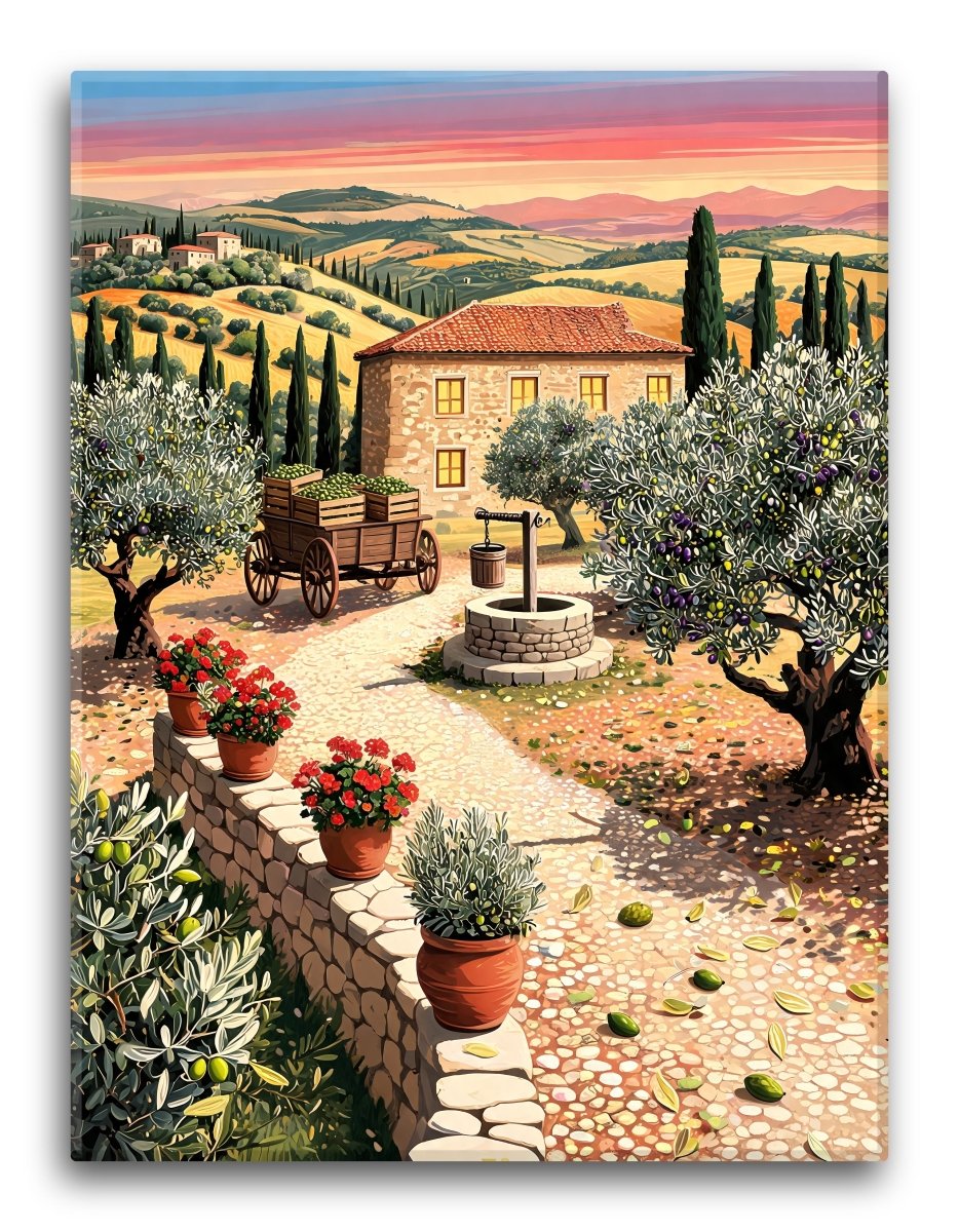 Olive Bough Tuscany - Escape by Numbers