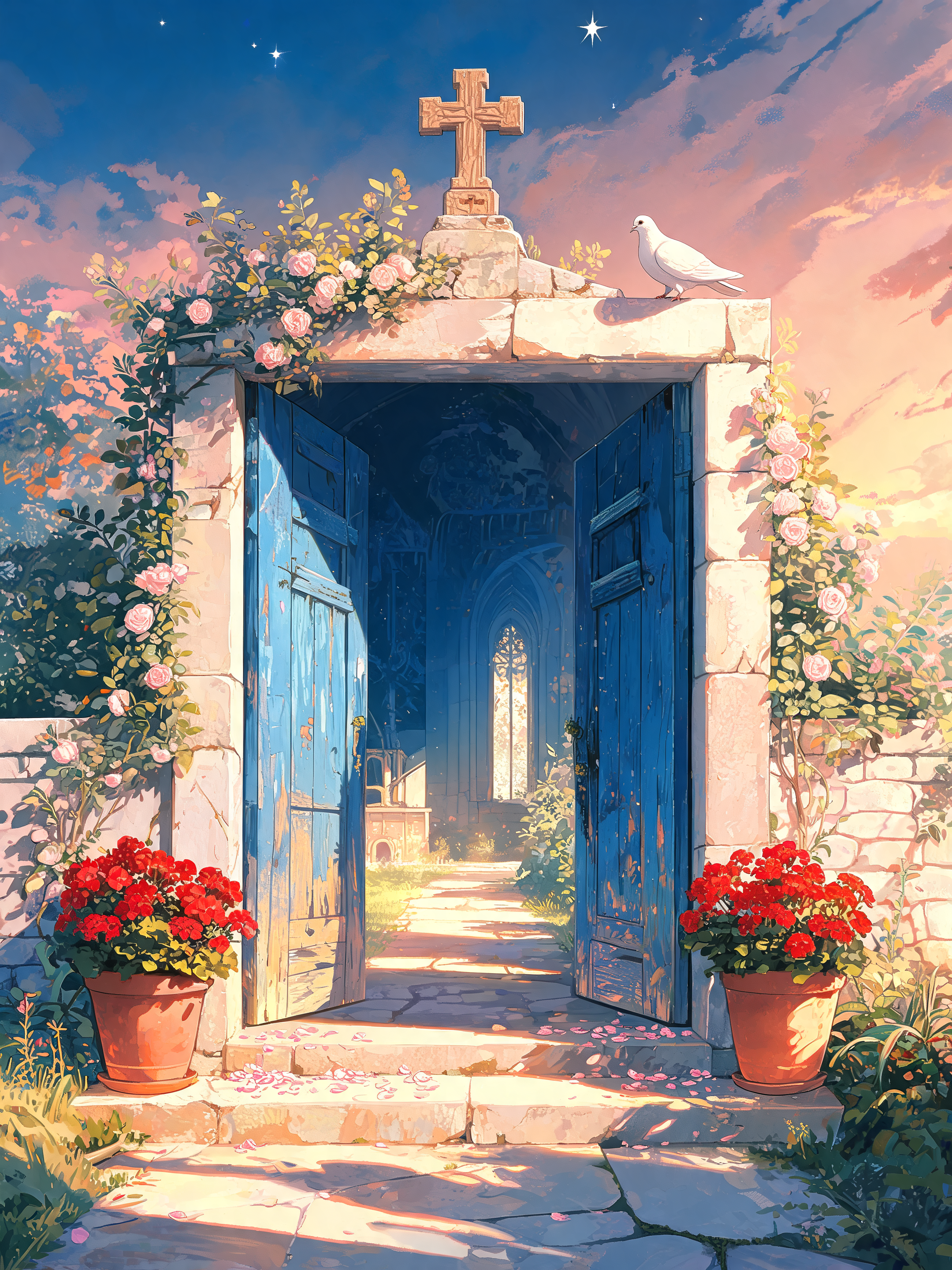 Open Garden Door