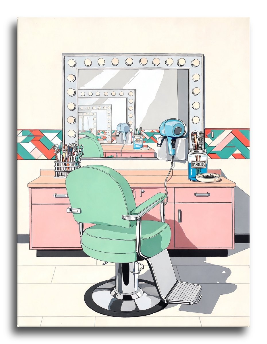 Pastel Salon Vanity - Escape by Numbers