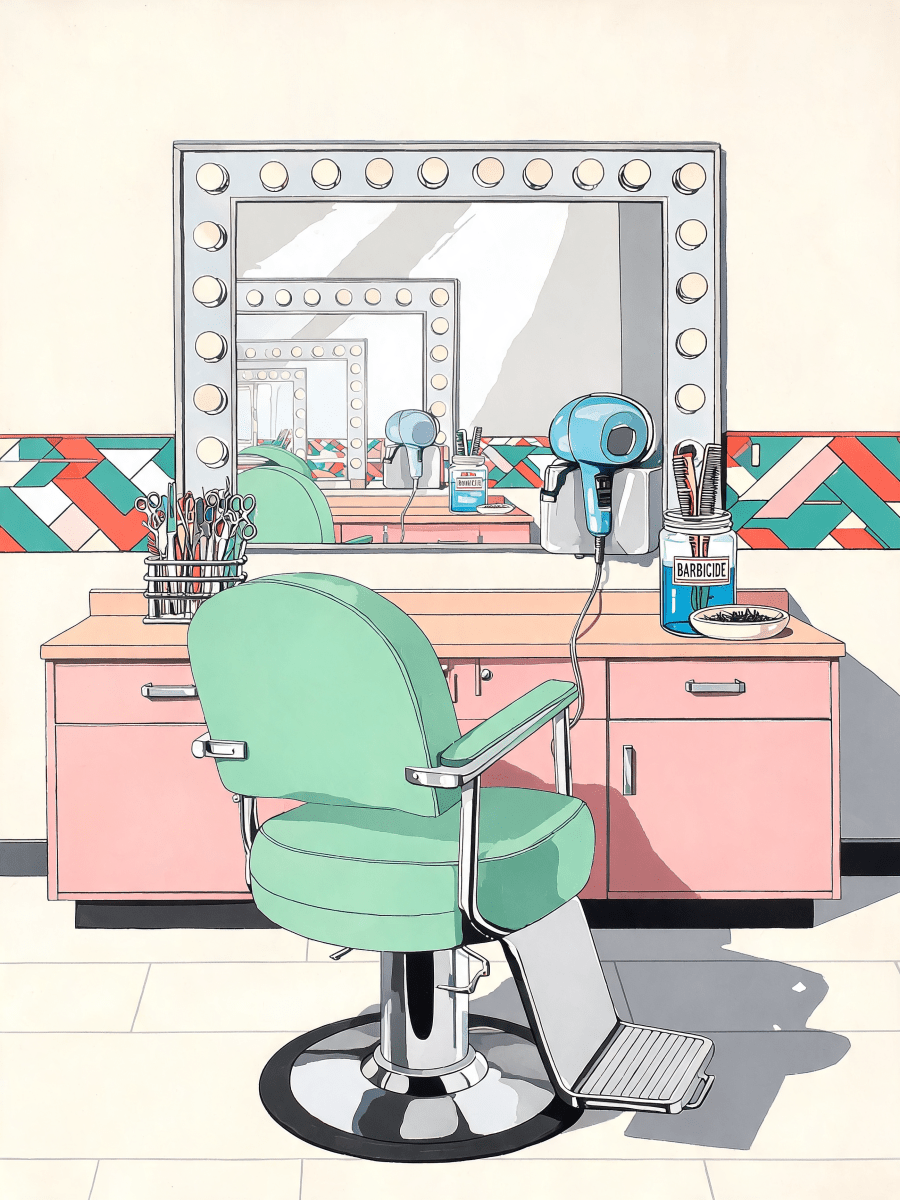 Pastel Salon Vanity - Escape by Numbers