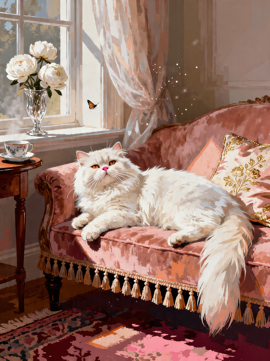 Persian Peony Salon - Escape by Numbers