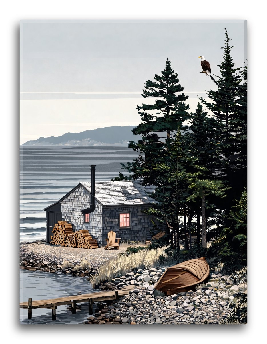 Pine Cabin Maine - Escape by Numbers