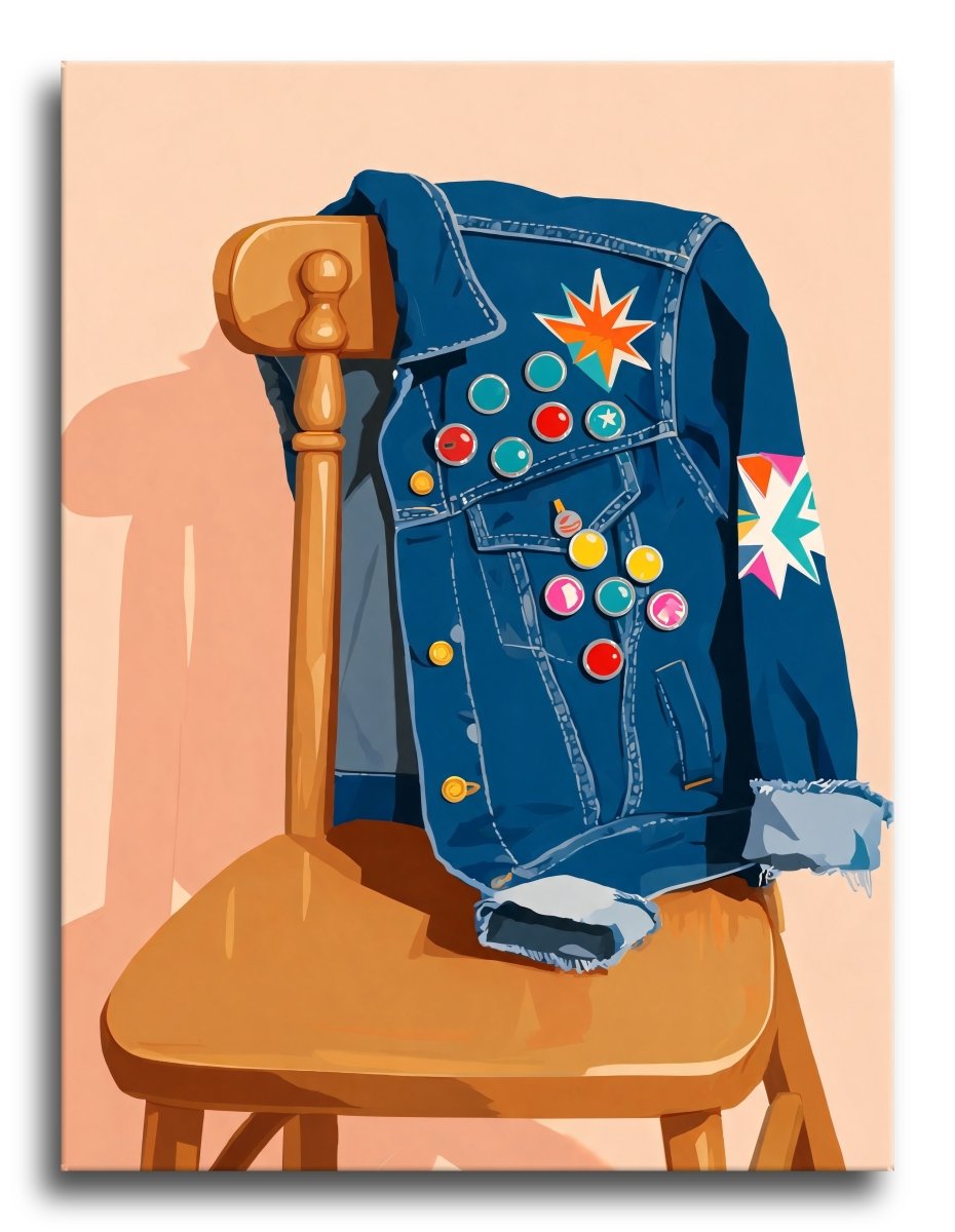 Pinned Denim Heirloom - Escape by Numbers