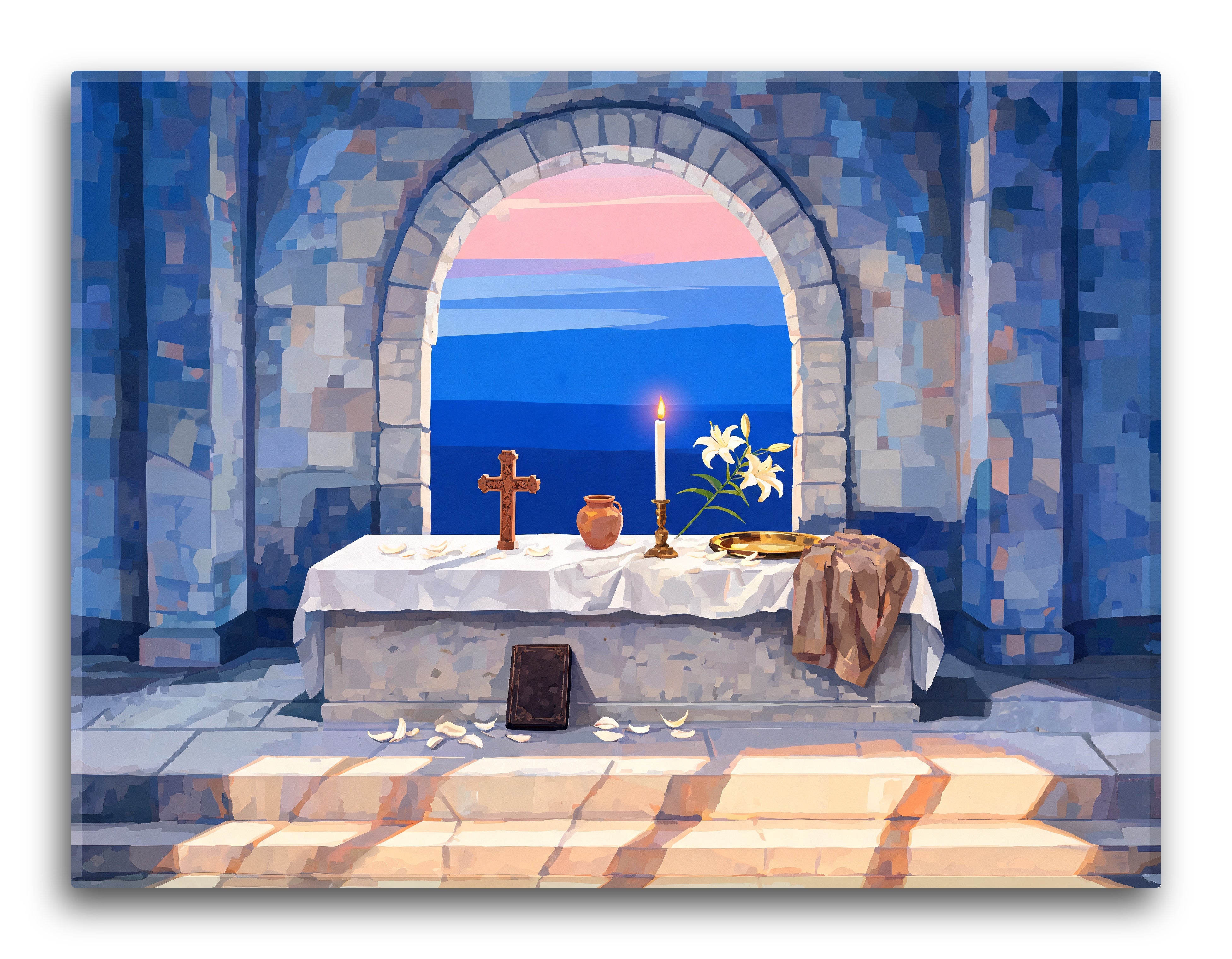 Predawn Altar Flame
