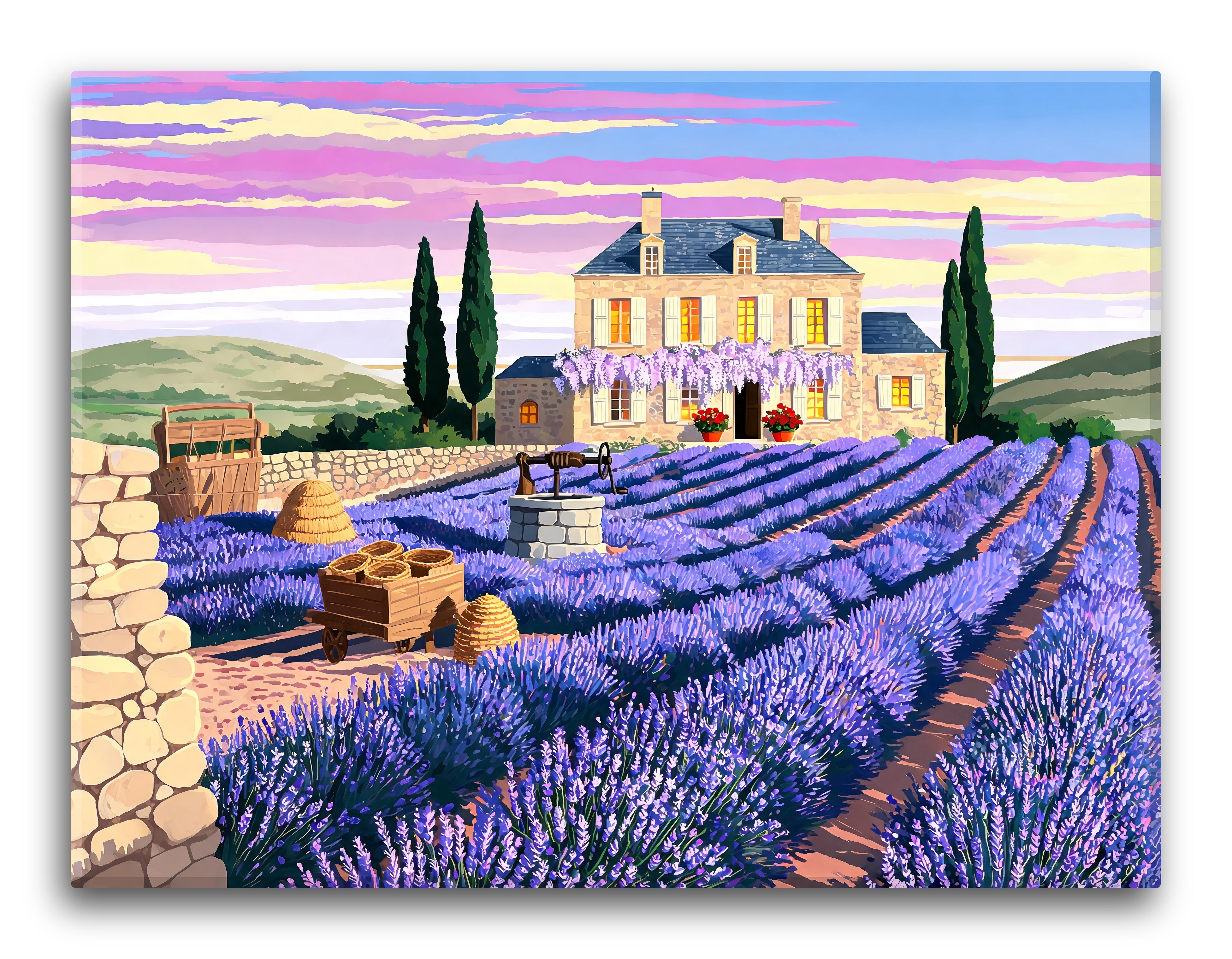 Provence Purple Fields