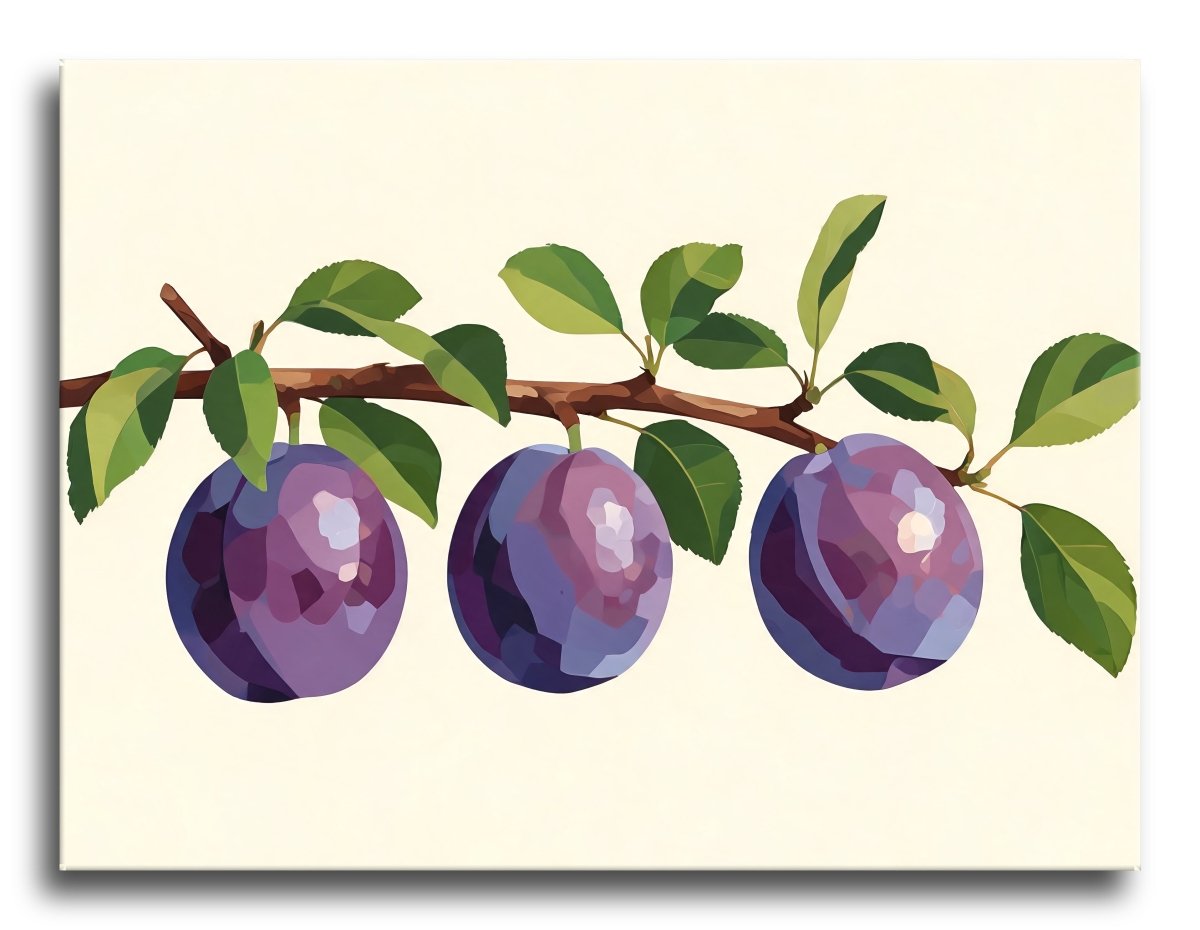 Purple Plum Branch - Escape by Numbers