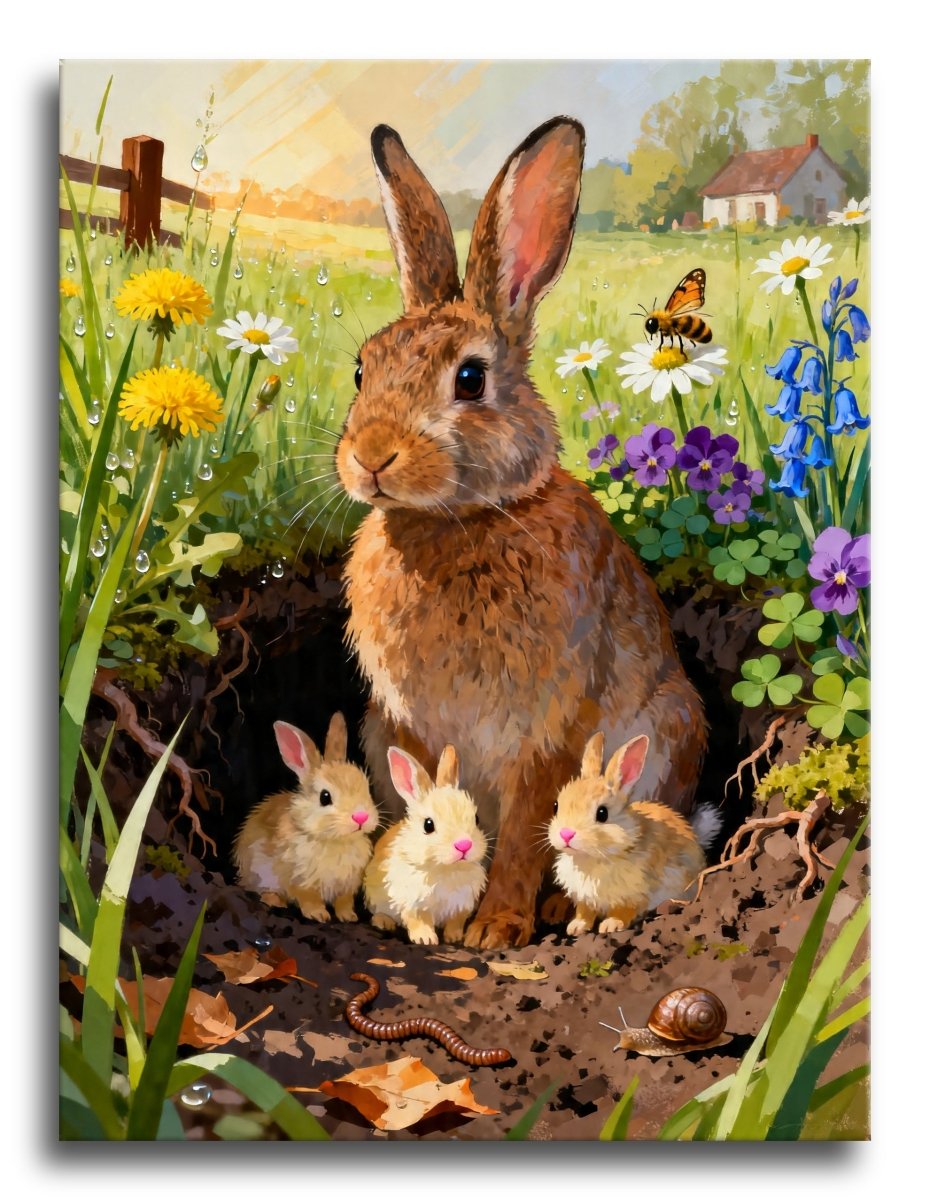 Rabbit Burrow Family - Escape by Numbers