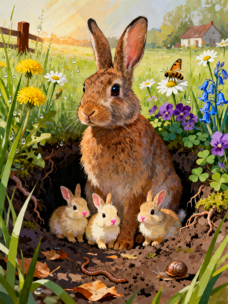 Rabbit Burrow Family - Escape by Numbers