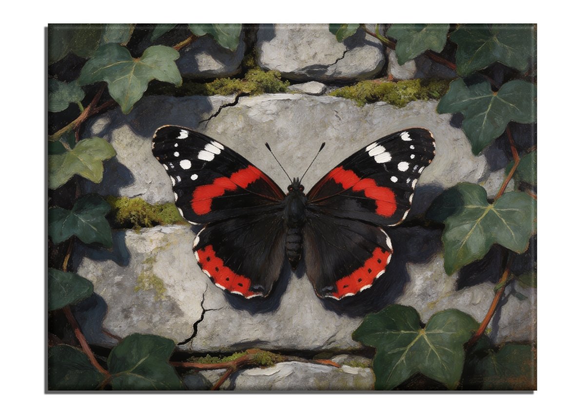 Red Admiral Butterfly - Escape by Numbers