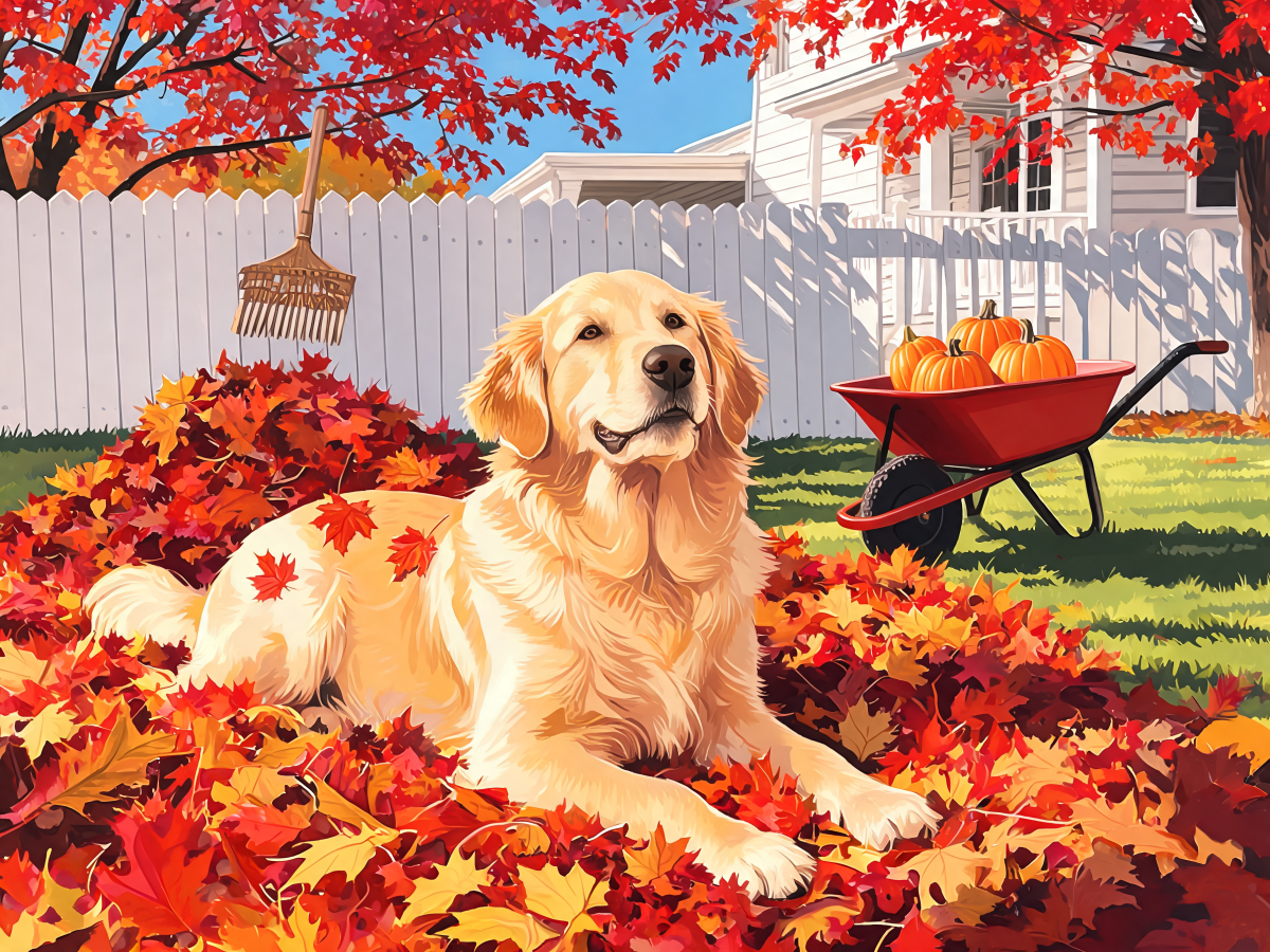 Retriever Leaf Pile - Escape by Numbers