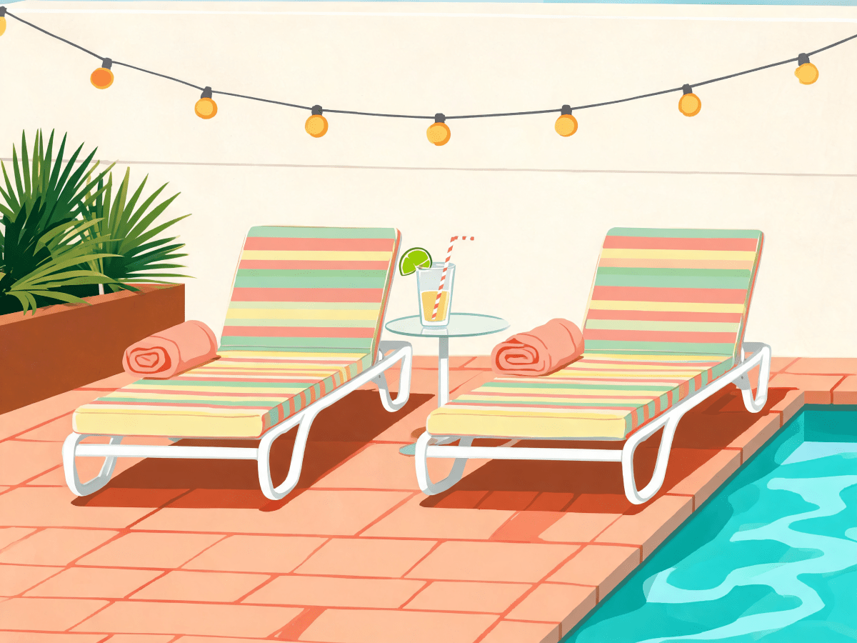 Rooftop Lounger Bliss - Escape by Numbers