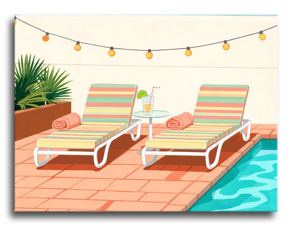 Rooftop Lounger Bliss - Escape by Numbers