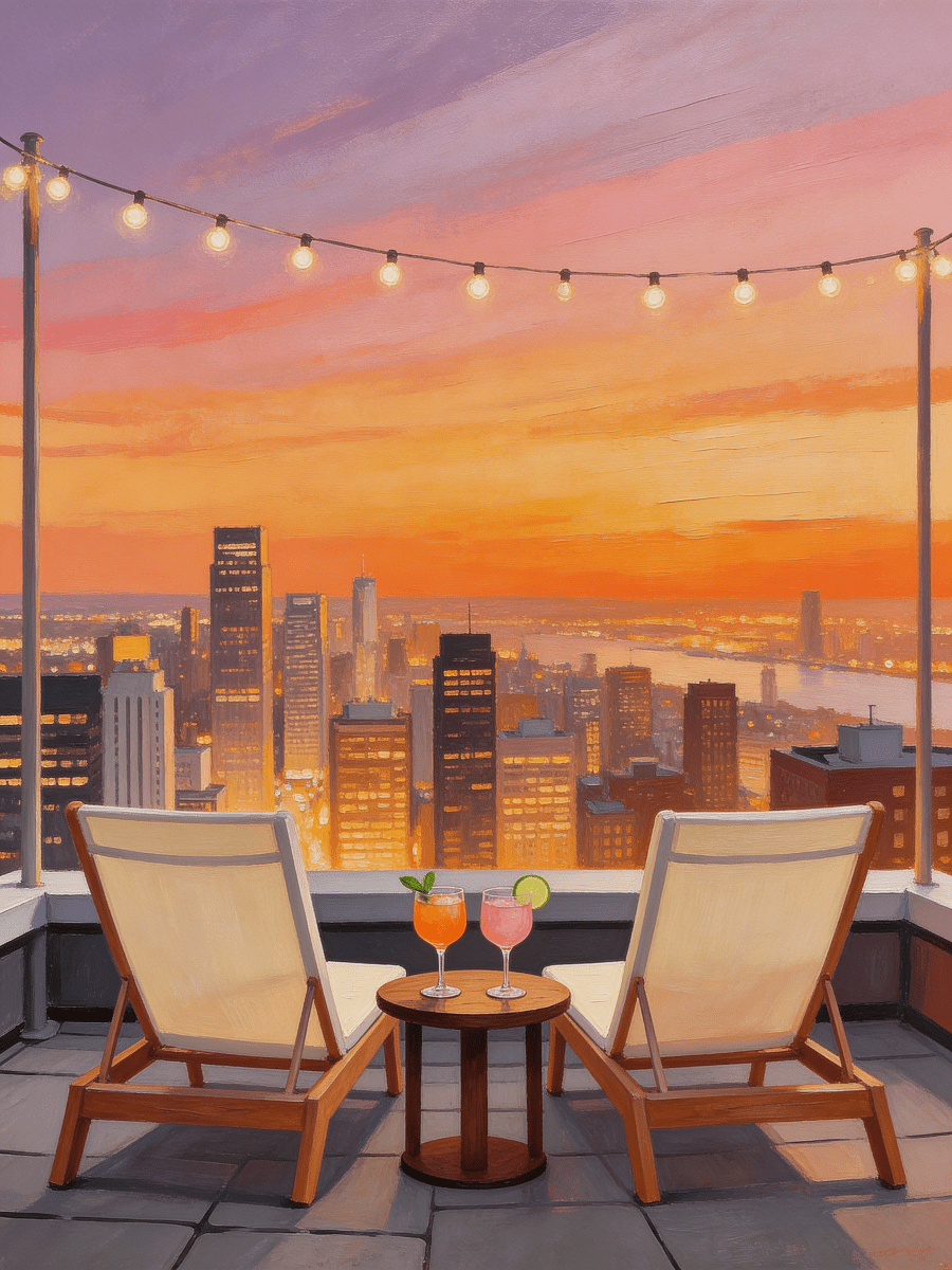 Rooftop Terrace Date - Escape by Numbers