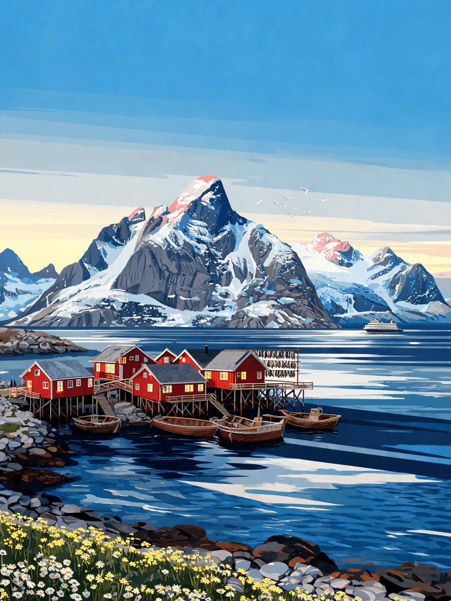Rorbu Stilts Arctic - Escape by Numbers