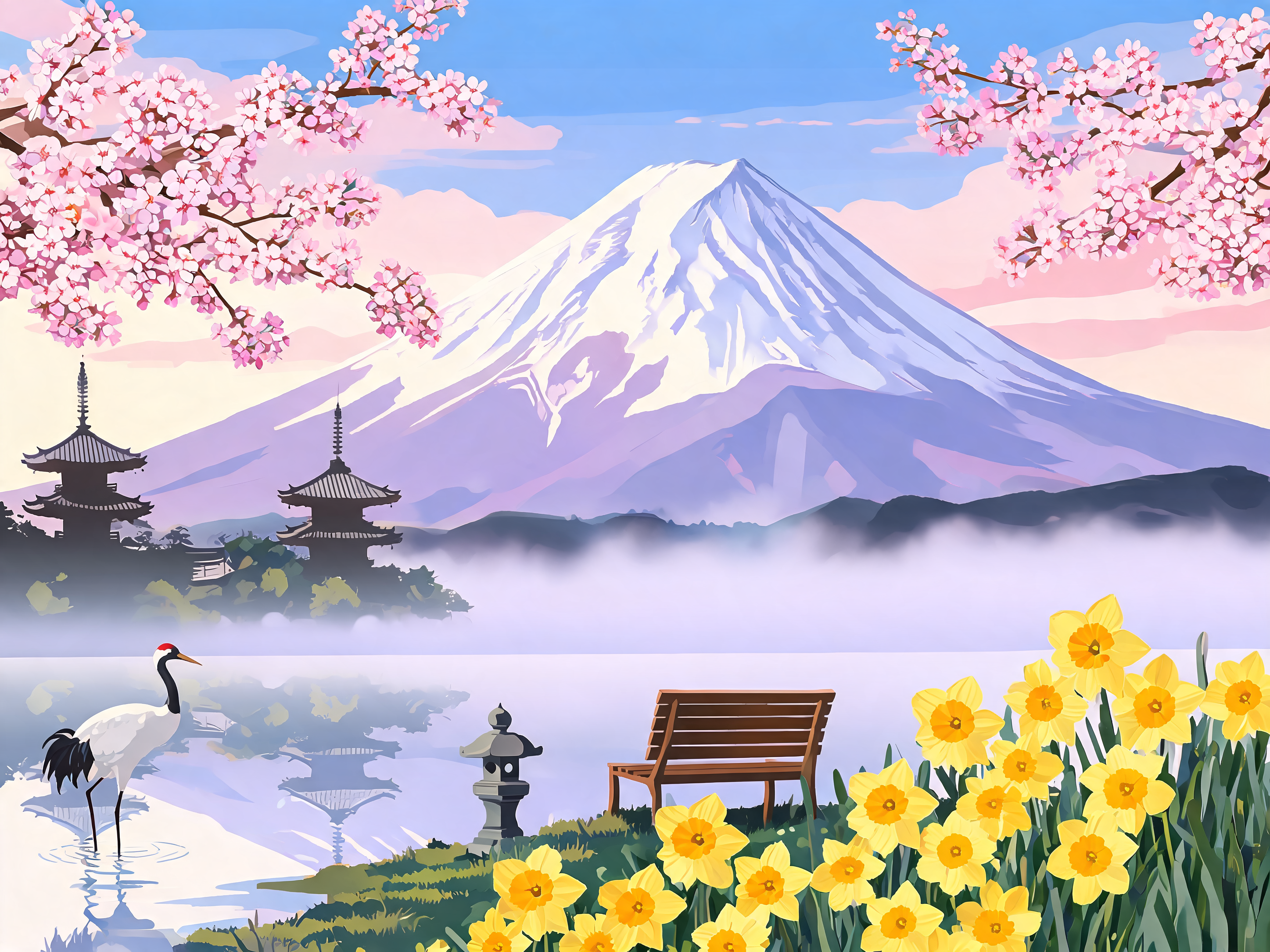 Sakura Volcano Horizon