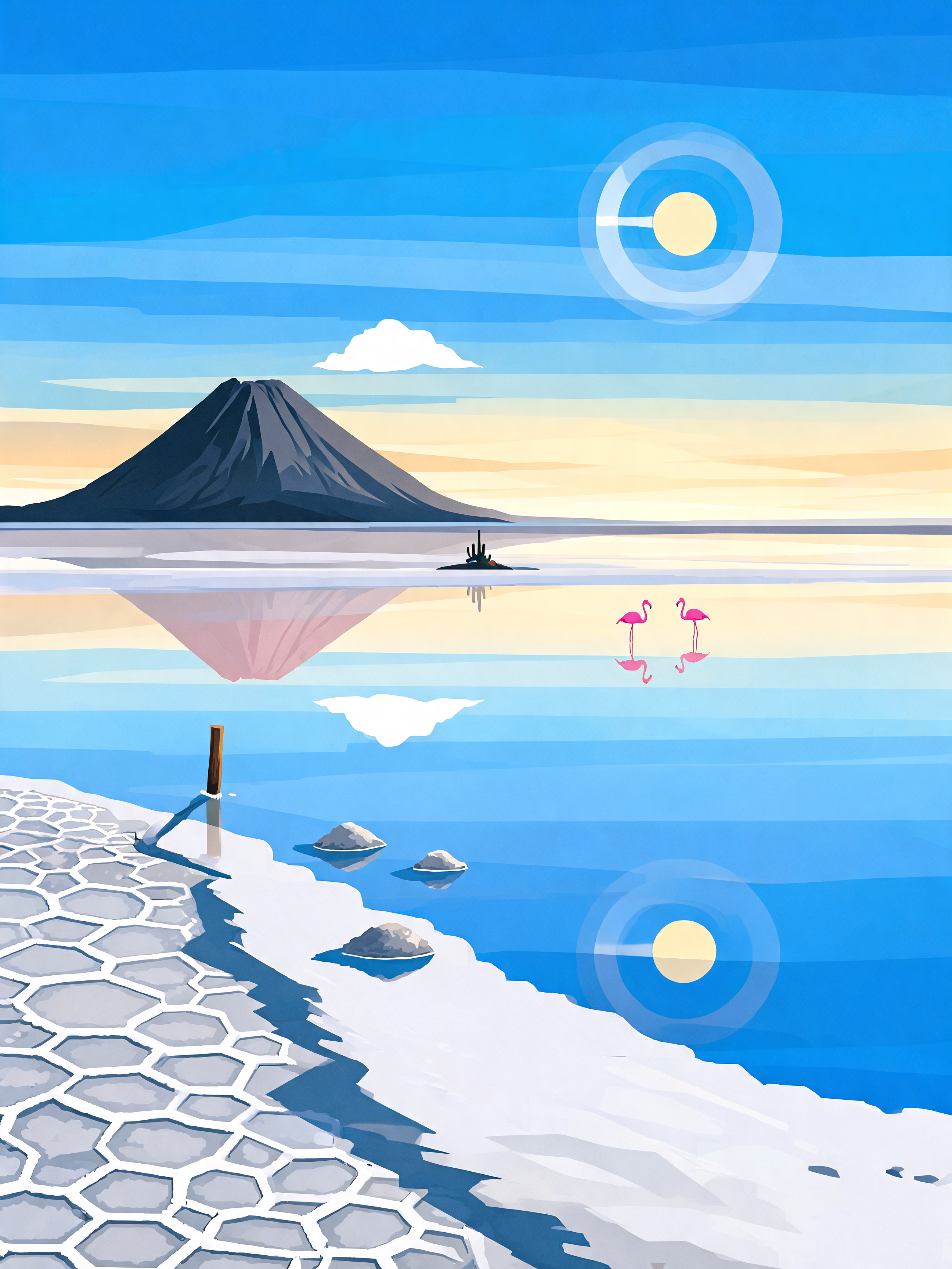 Salt Flat Mirror