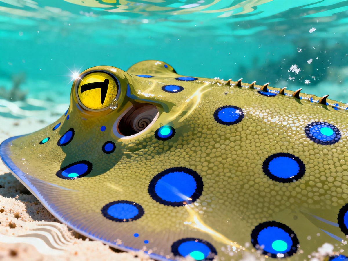 Sapphire Spotted Ray - Escape by Numbers