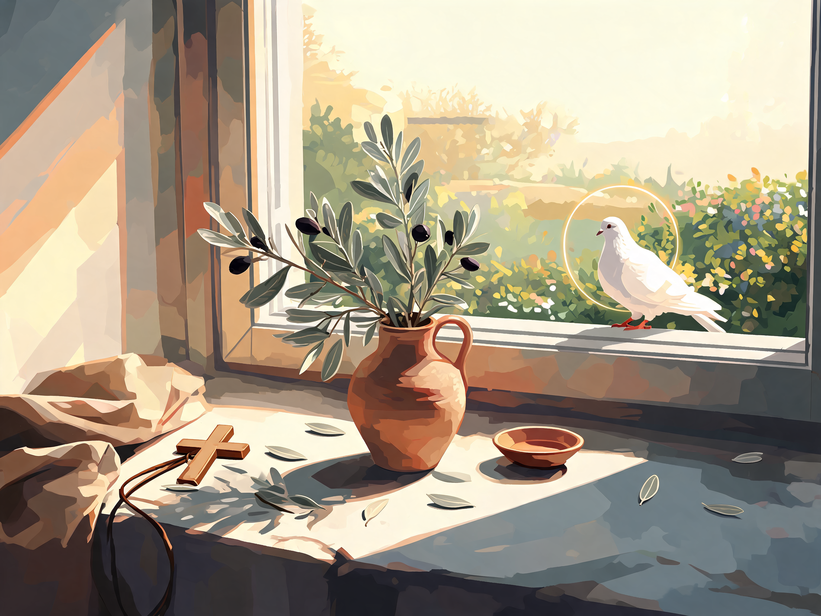 Silver Leaves Sill