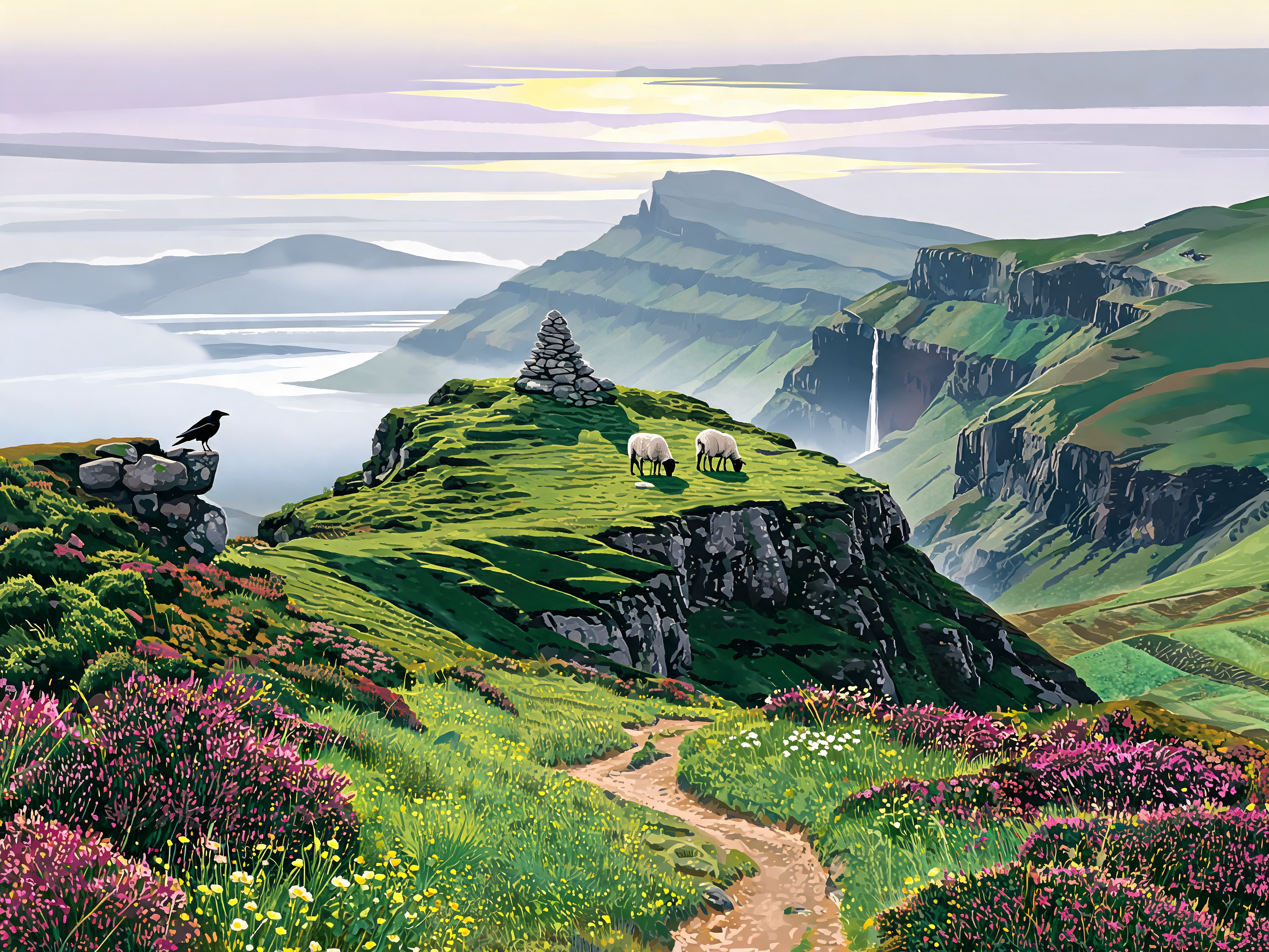 Skye Emerald Folds
