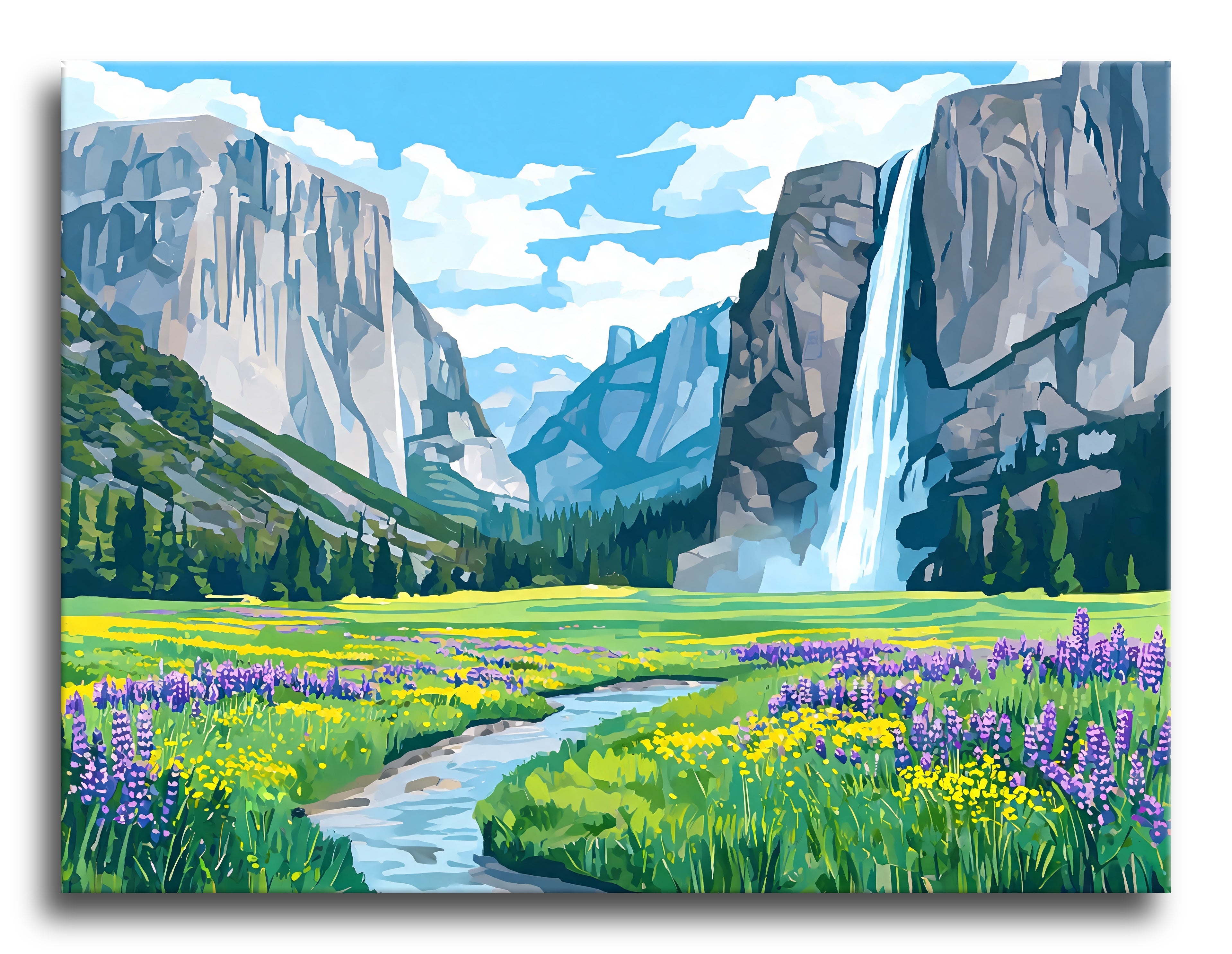 Bridalveil Spring Meadow - Escape by Numbers