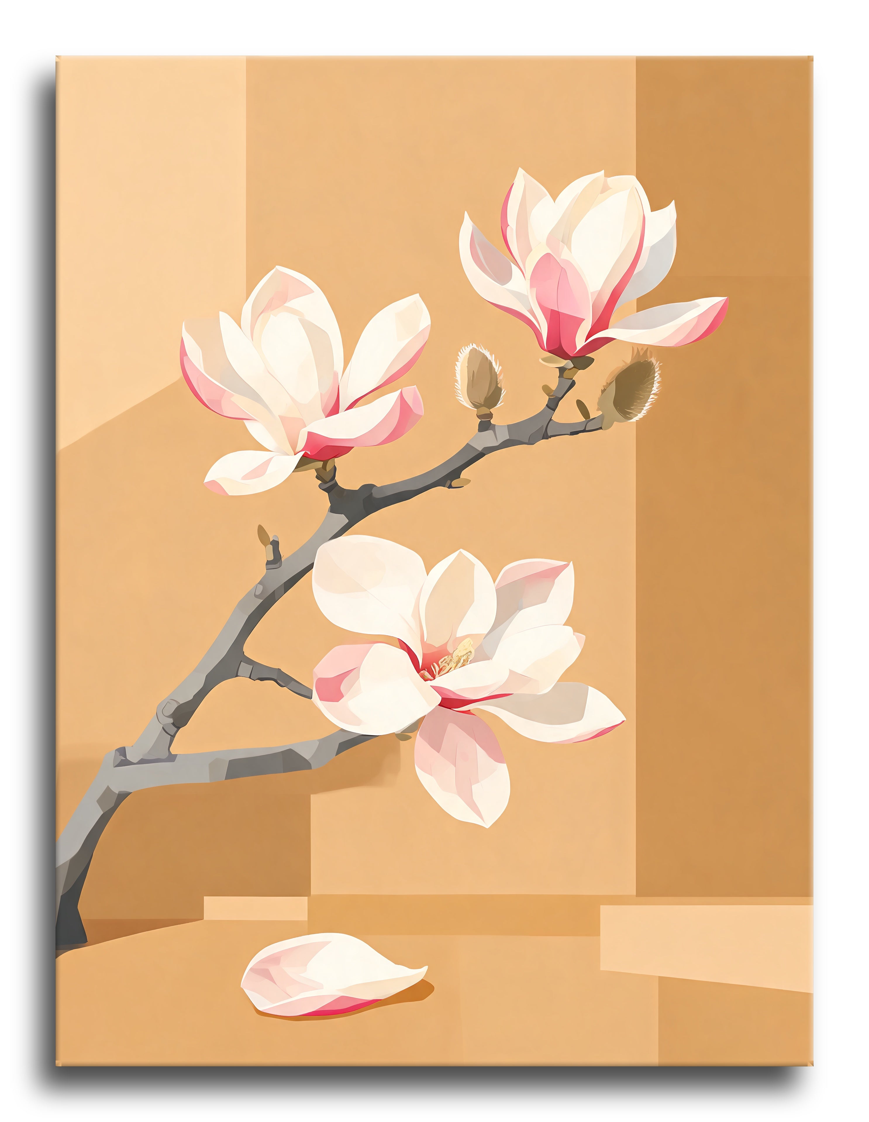 Pink Magnolia Bloom - Escape by Numbers