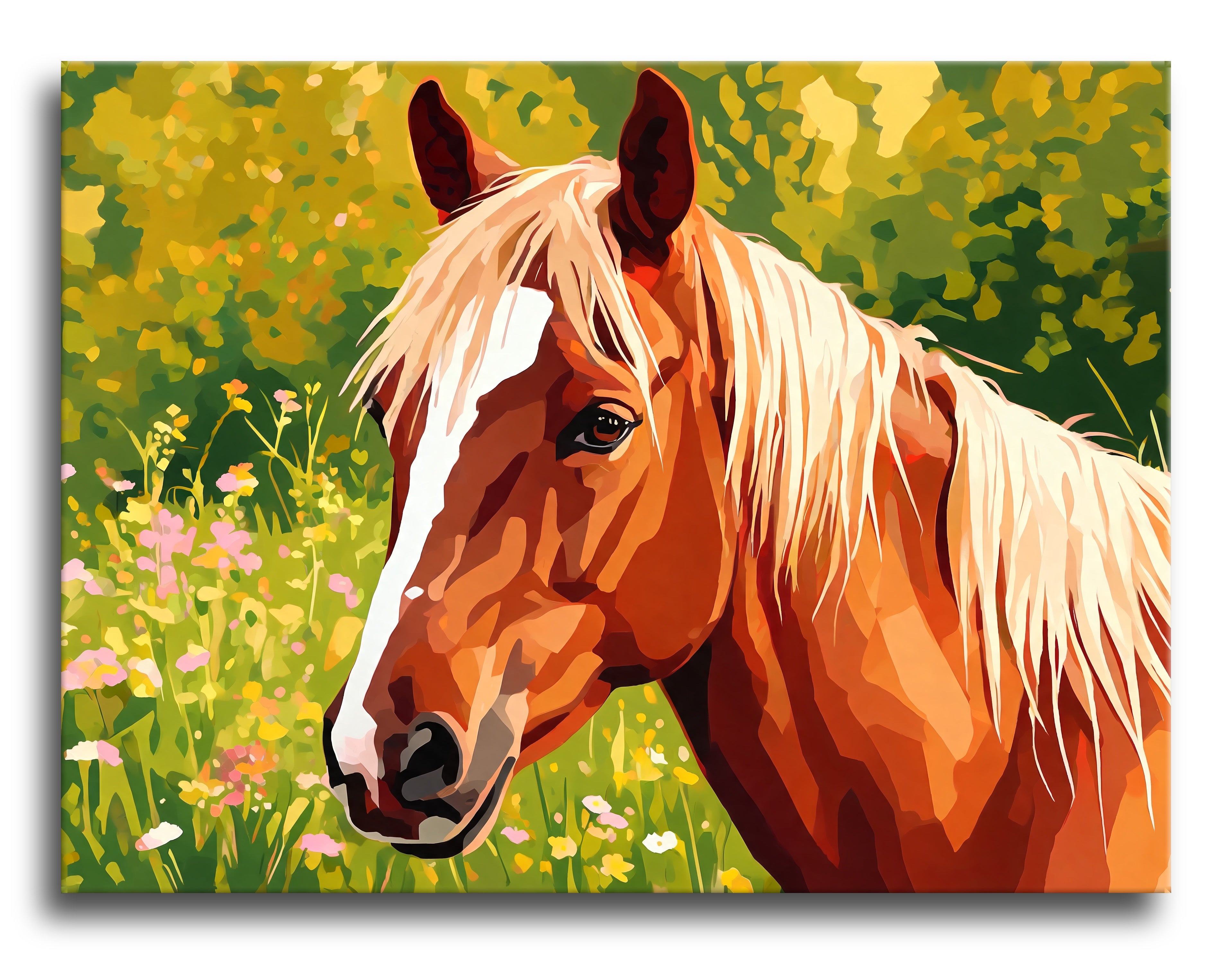 Chestnut Mare Portrait - Escape by Numbers
